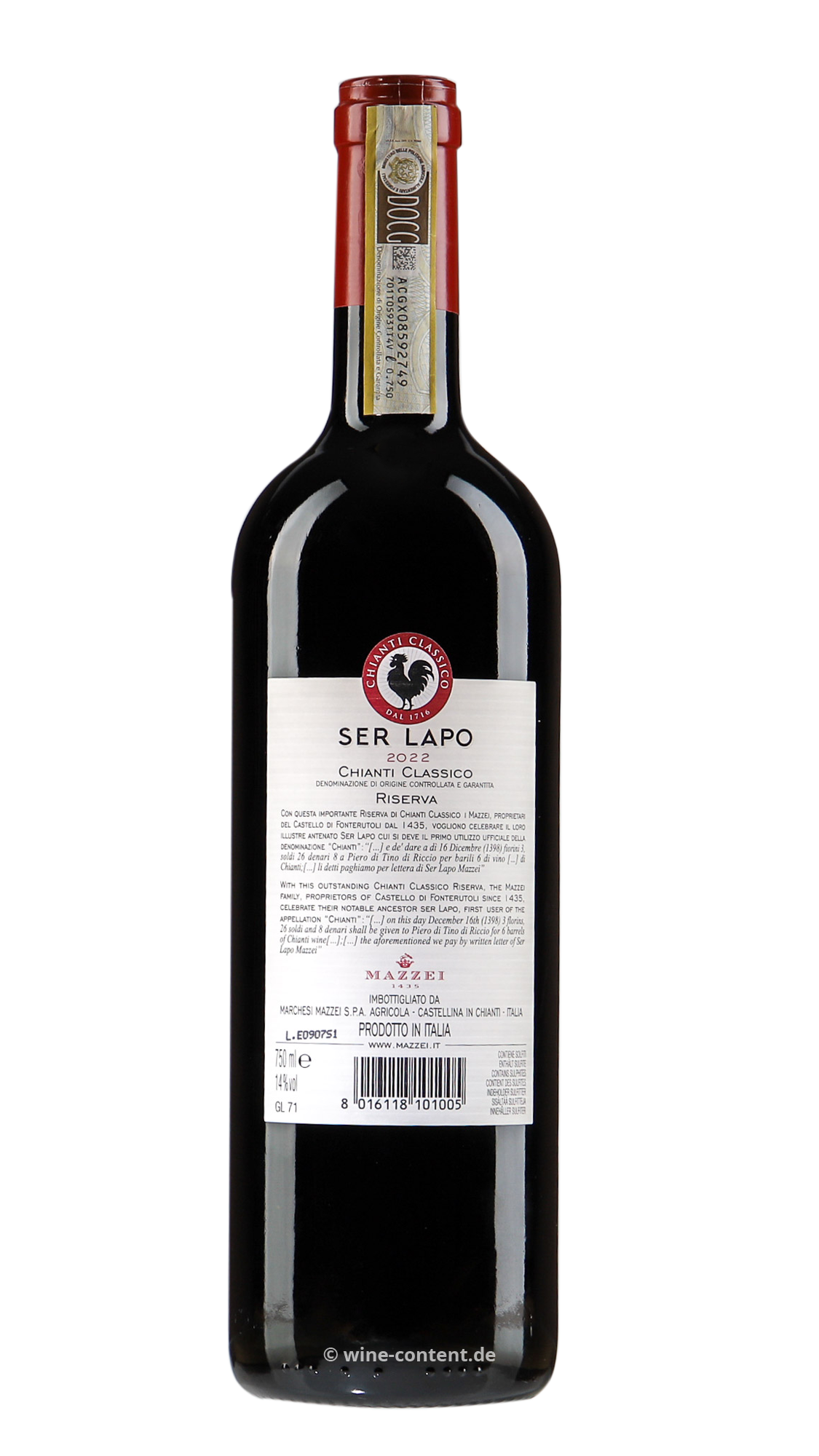 Chianti Classico Riserva 2022 Ser Lapo