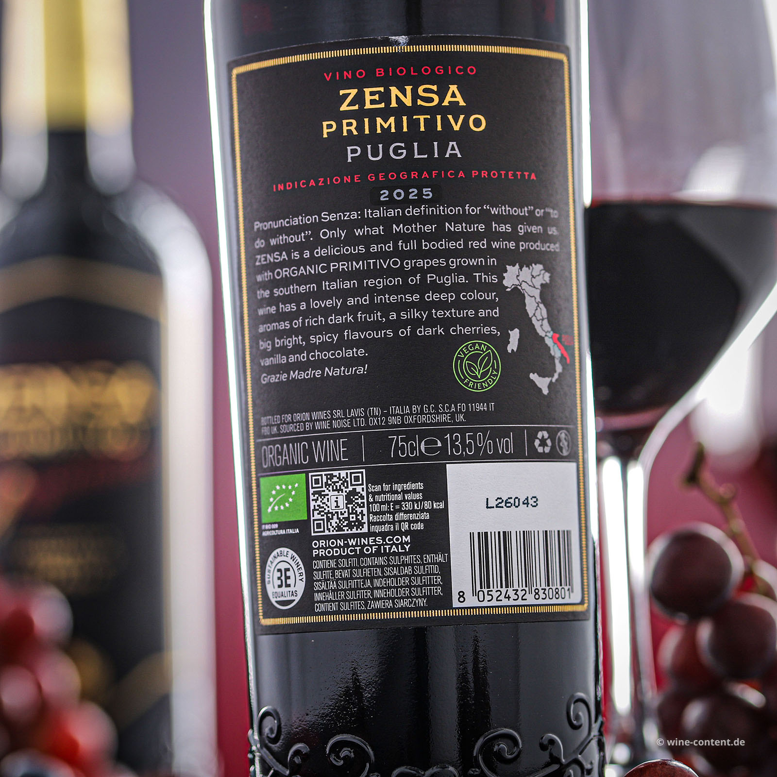 Primitivo 2025 Zensa Bio