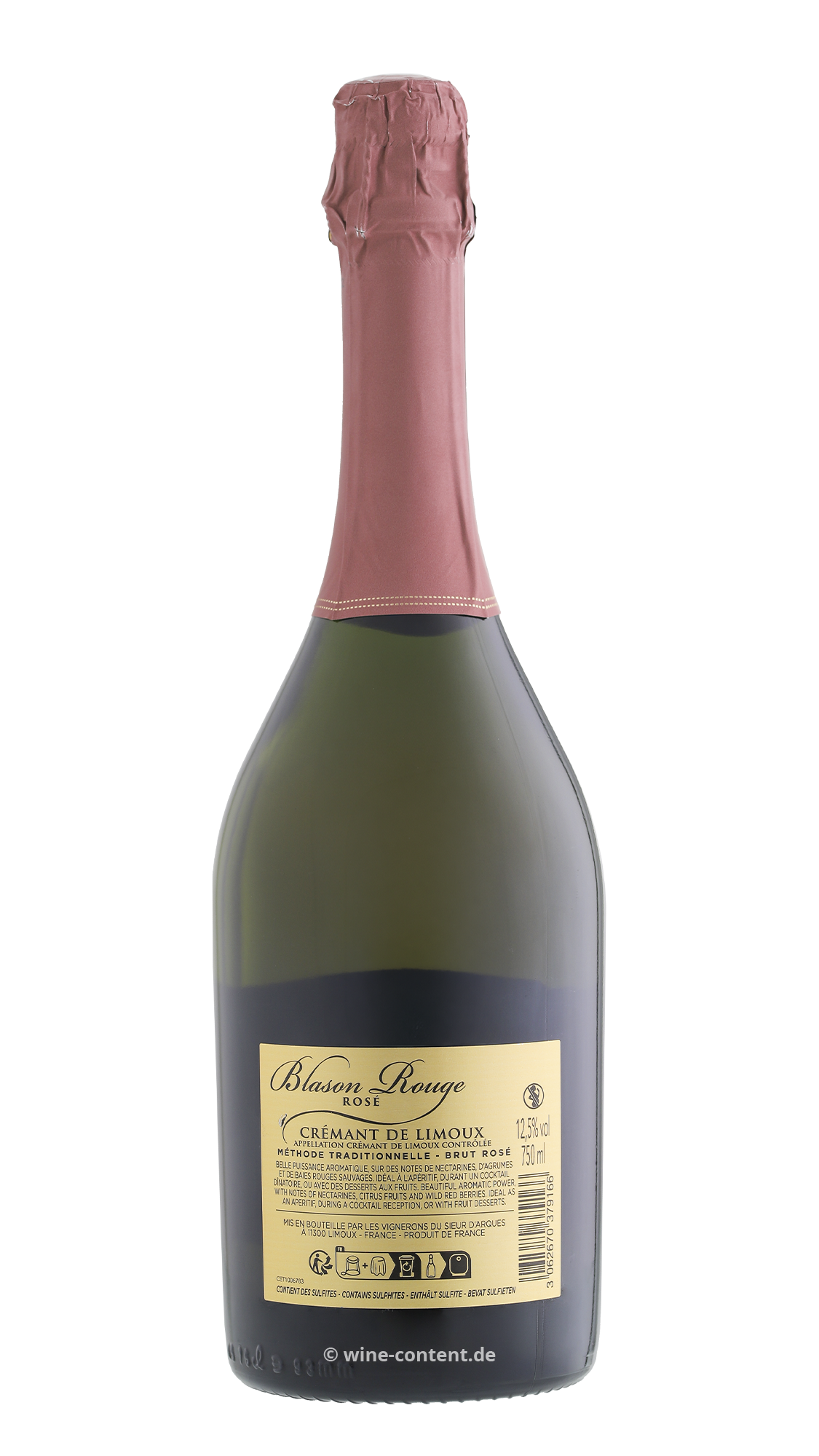 6er-Sparpaket Crémant de Limoux Rosé Blason Rouge Brut