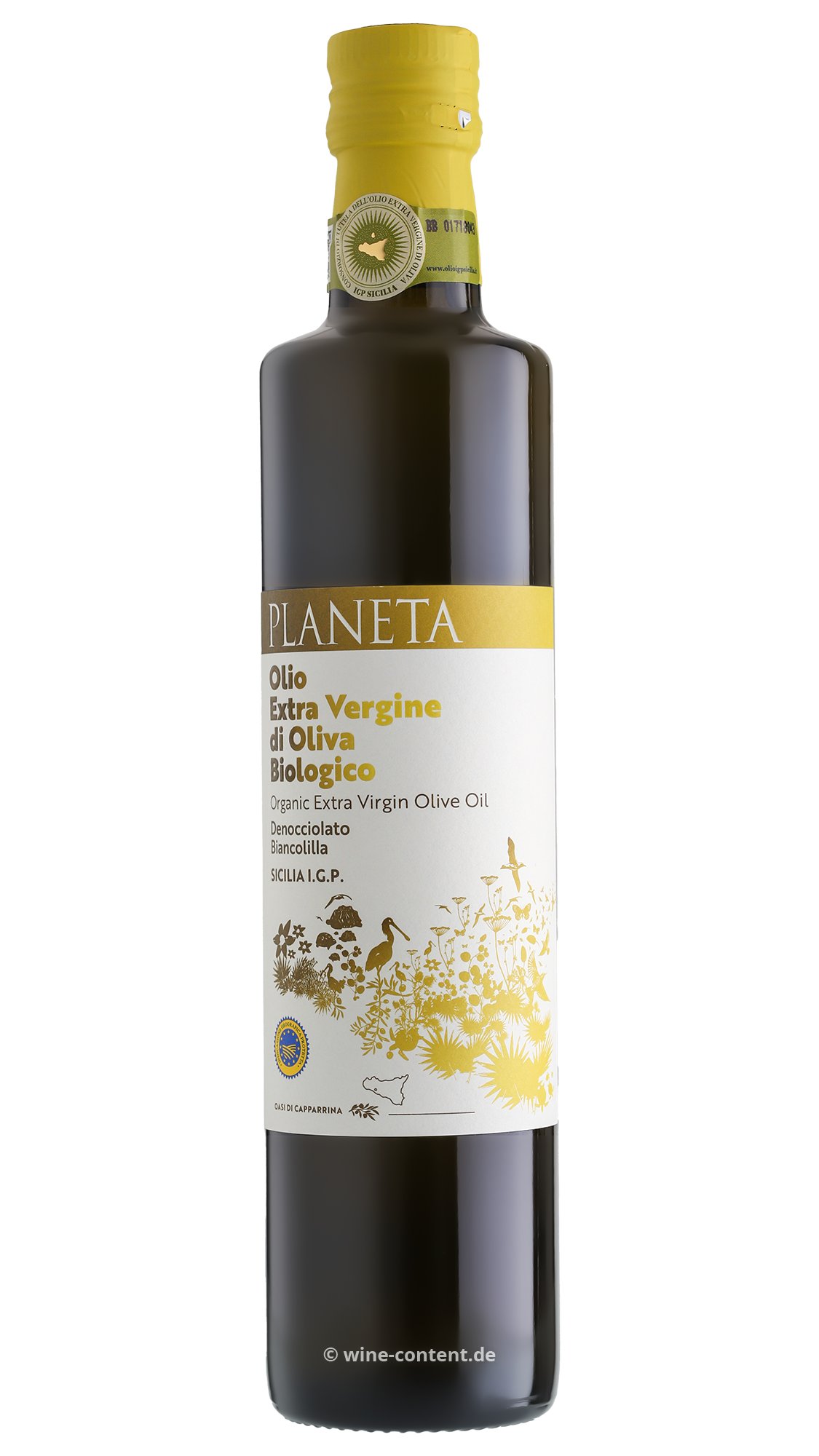 0,5 L Olivenöl Extra Vergine Sicilia 2024 Biancolilla Bio