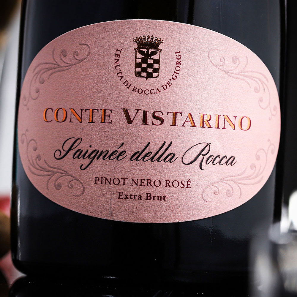 Spumante Rosé Pinot Nero Saignée della Rocca Extra Brut Spumante Rosé Pinot Nero Saignée della Rocca Extra Brut