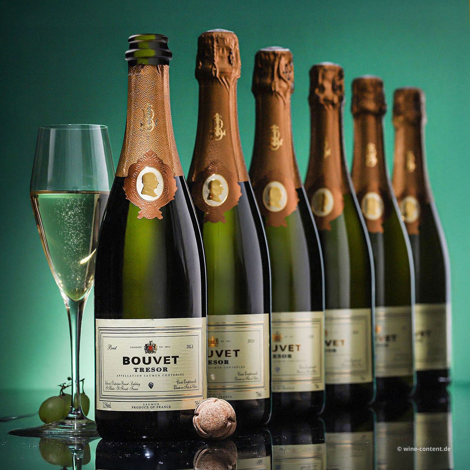 6er-Sparpaket Crémant Saumur Blanc 2023 Trésor Brut
