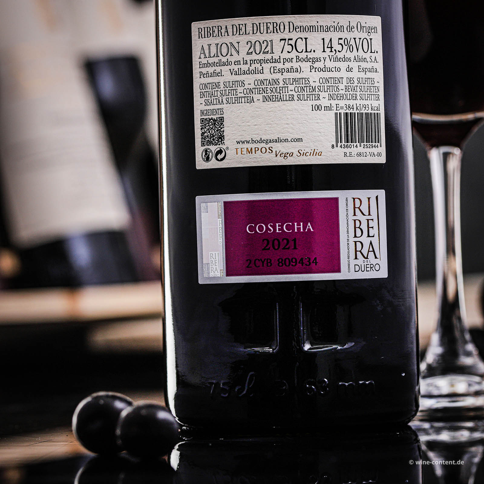 6er-Holzkiste Ribera del Duero 2021 Alión