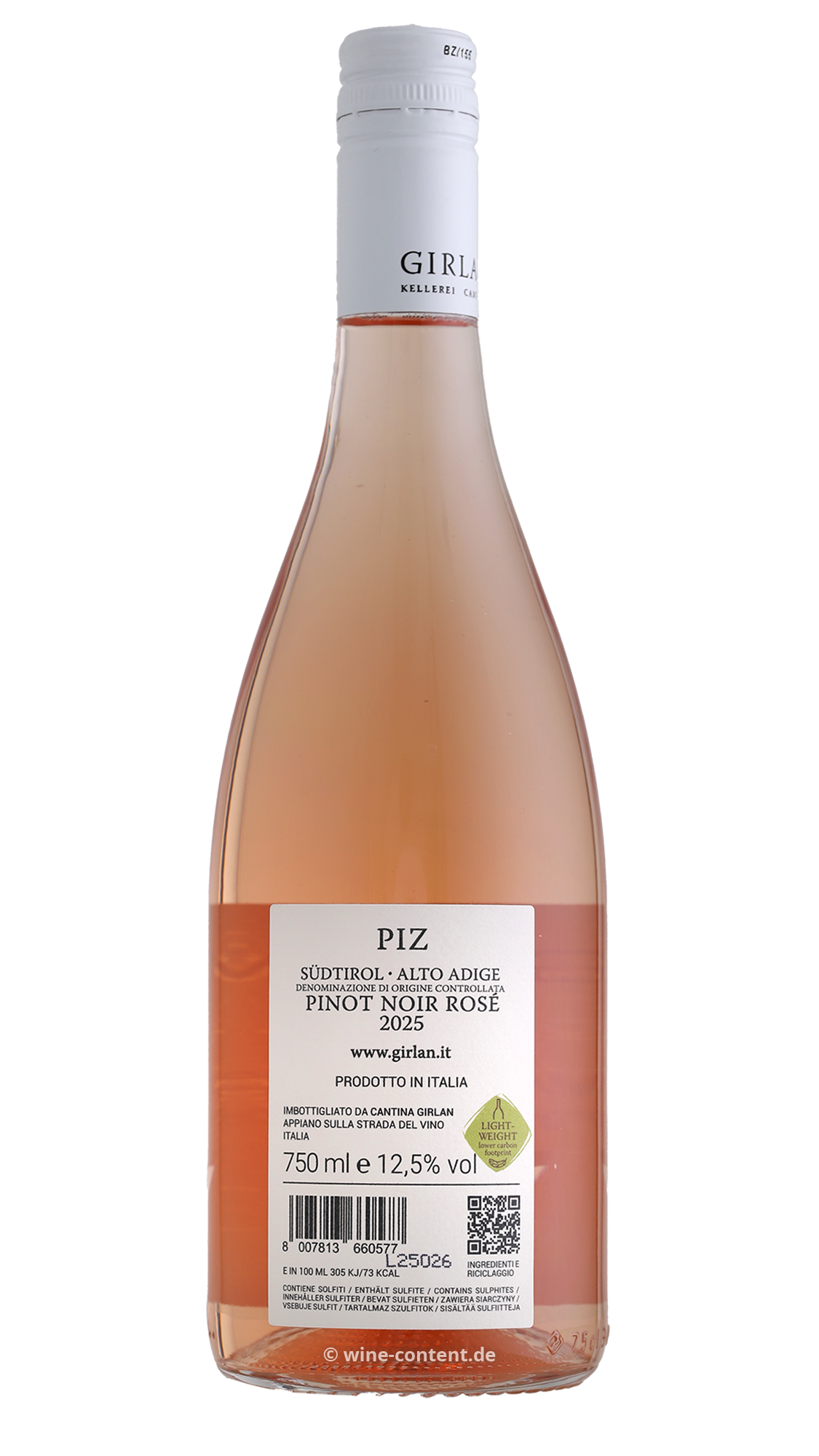 Pinot Noir Rosé 2025 Piz