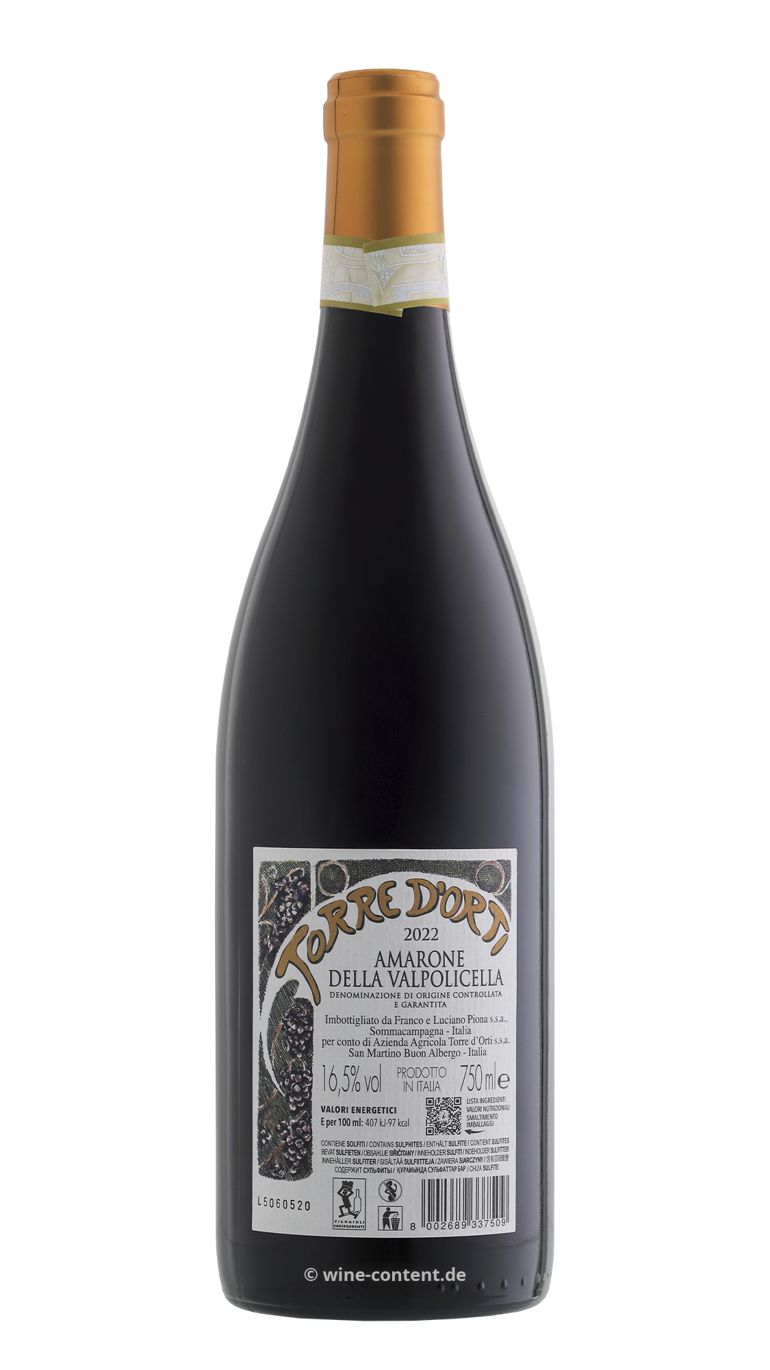 Amarone 2022 Torre d'Orti