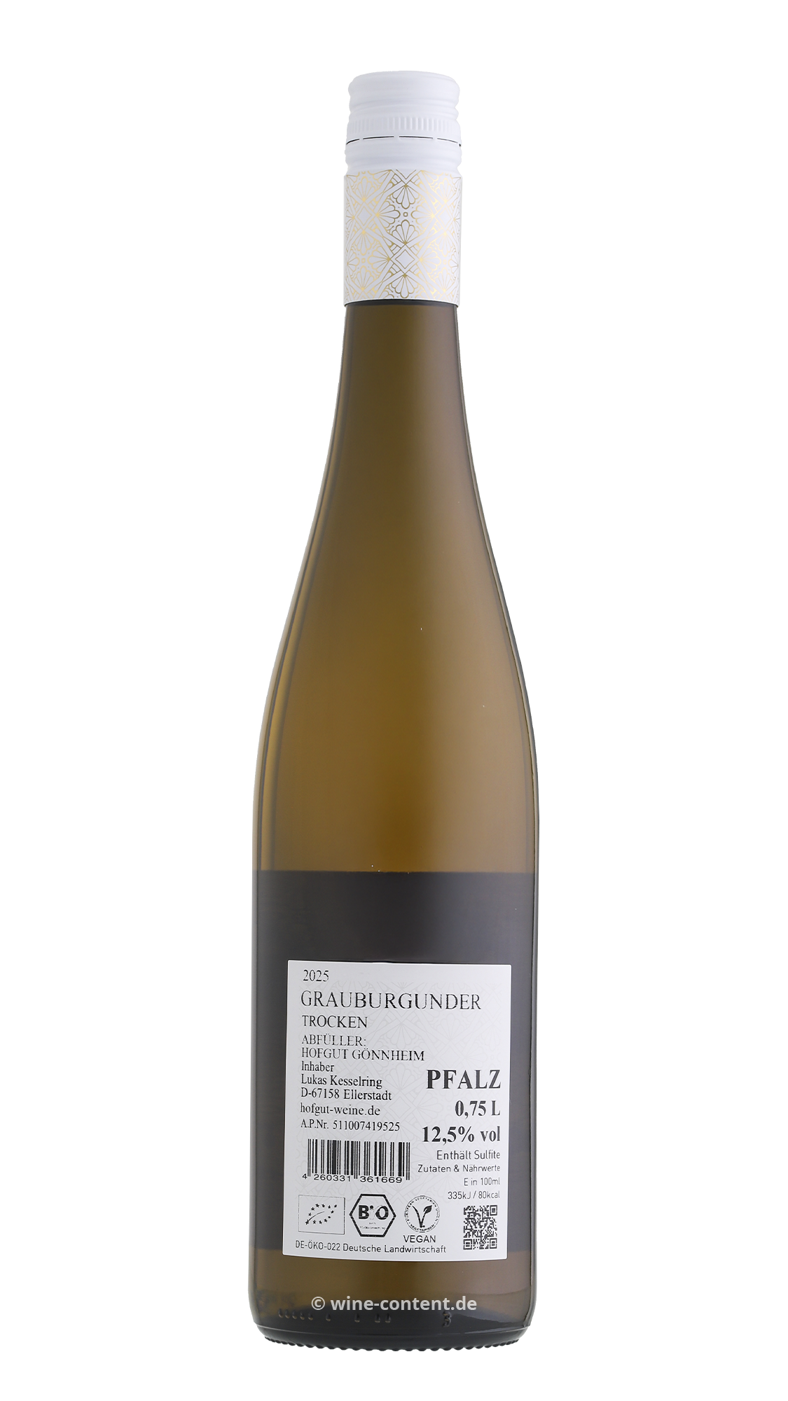 6er-Sparpaket Grauburgunder 2025 Gönnheim Bio