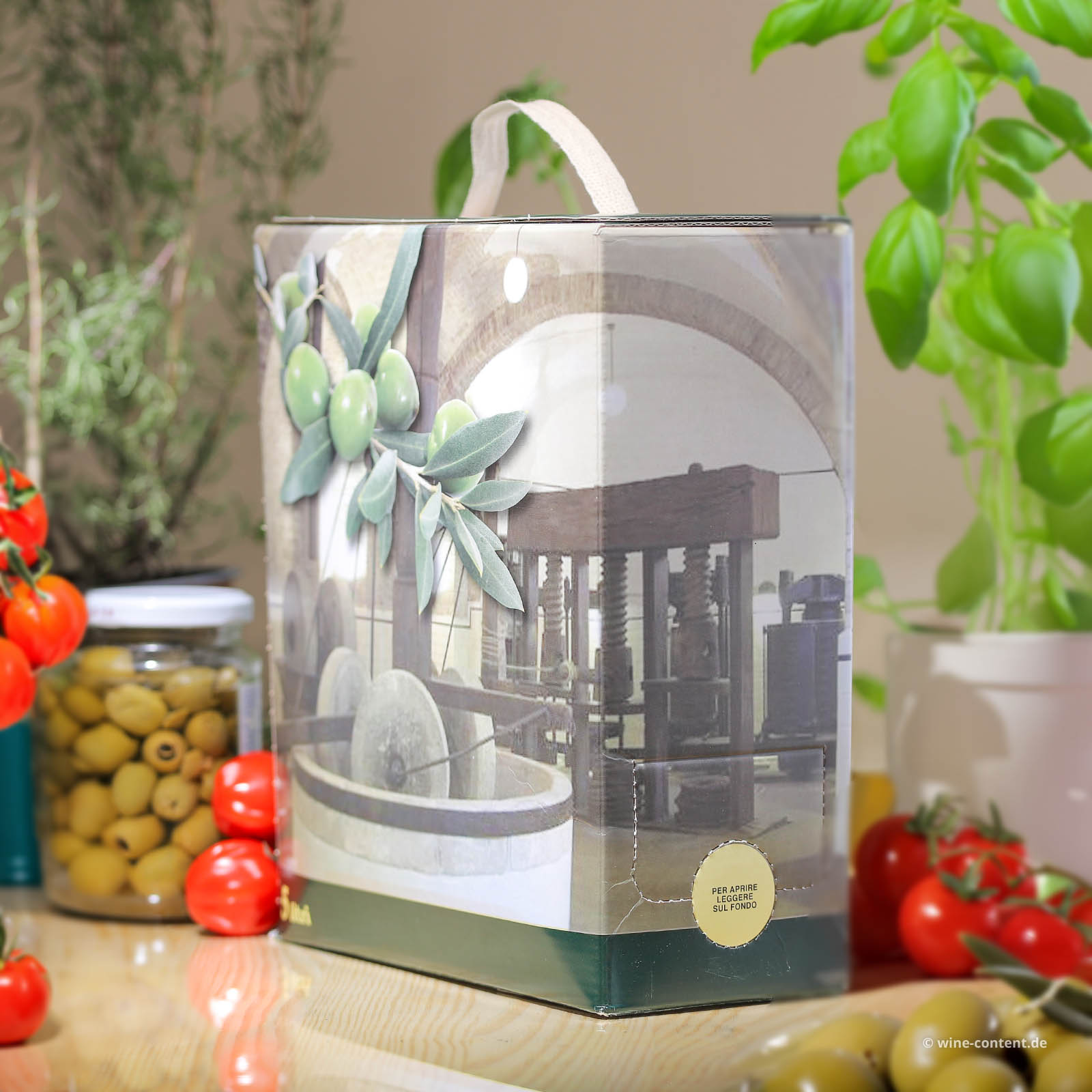 5 L Olivenöl Extra Vergine Monte Etna 2023 Bio Bag in Box