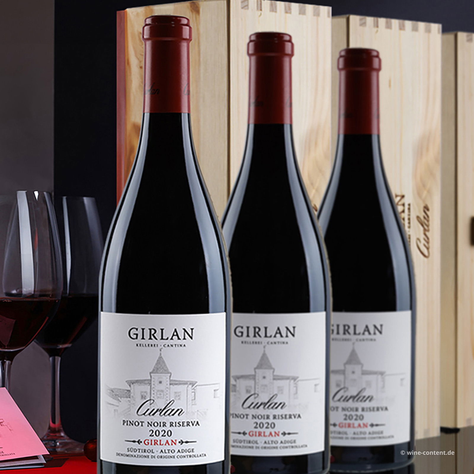3er-Paket Pinot Noir Riserva 2020 Curlan 3er-Paket Pinot Noir Riserva 2020 Curlan