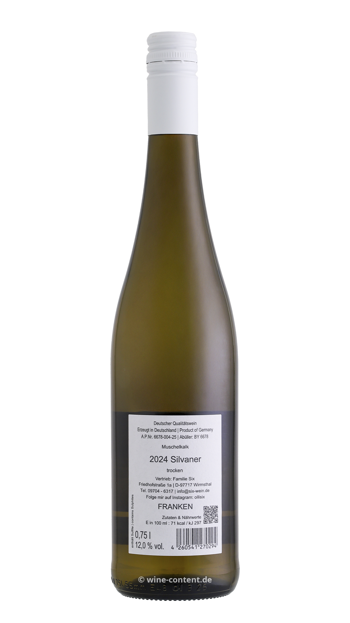 Silvaner 2024 Muschelkalk