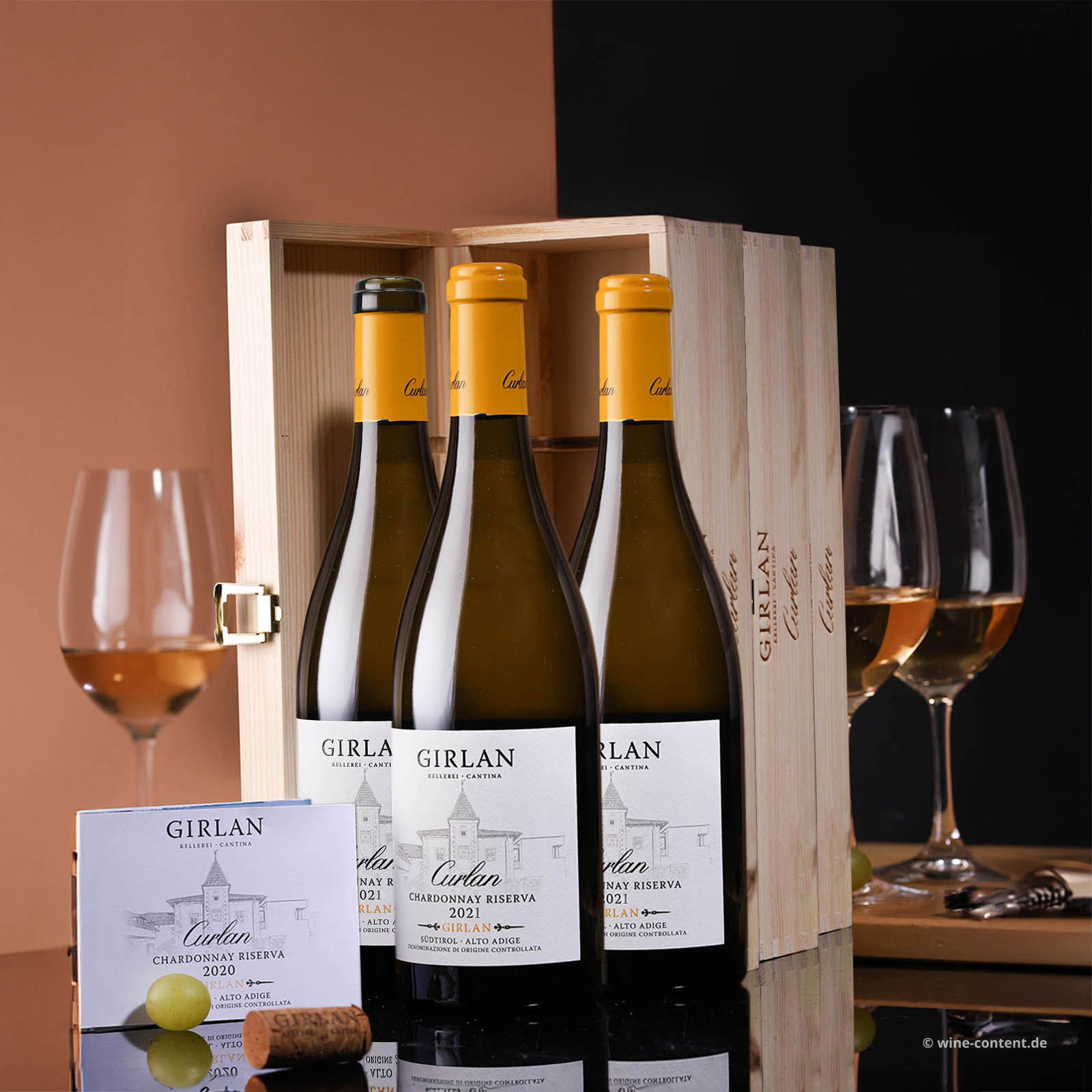3er-Paket Chardonnay Riserva 2021 Curlan