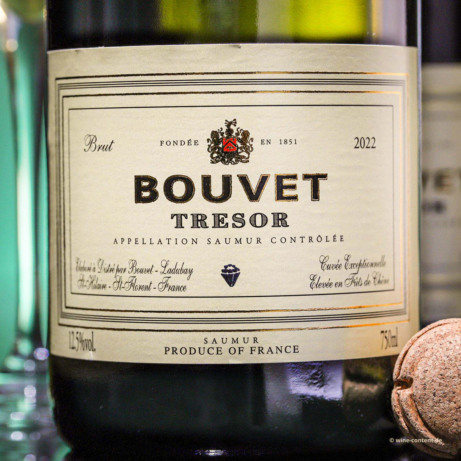 6er-Sparpaket Crémant Saumur Blanc 2022 Trésor Brut