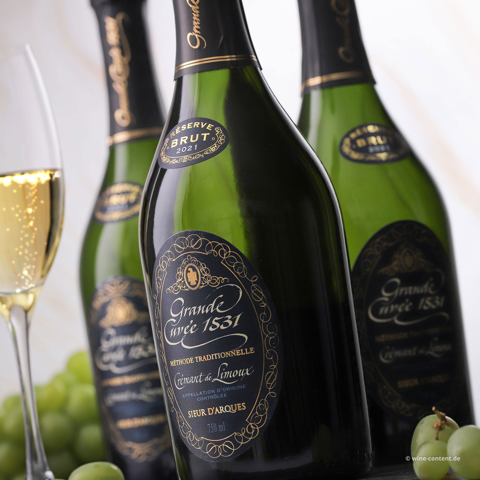 6er-Sparpaket Crémant de Limoux Réserve 2021 Grande Cuvée 1531 Brut 6er-Sparpaket Crémant de Limoux Réserve 2021 Grande Cuvée 1531 Brut