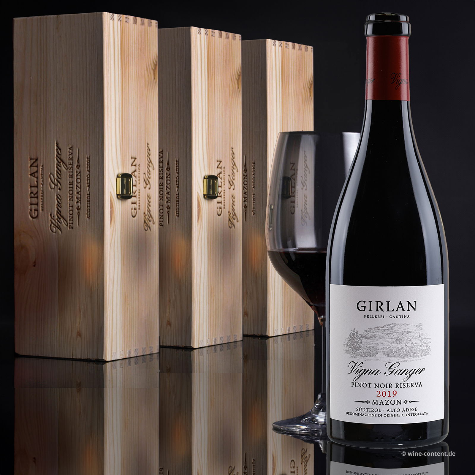 3er-Paket Pinot Noir Riserva 2019 Vigna Ganger 3er-Paket Pinot Noir Riserva 2019 Vigna Ganger