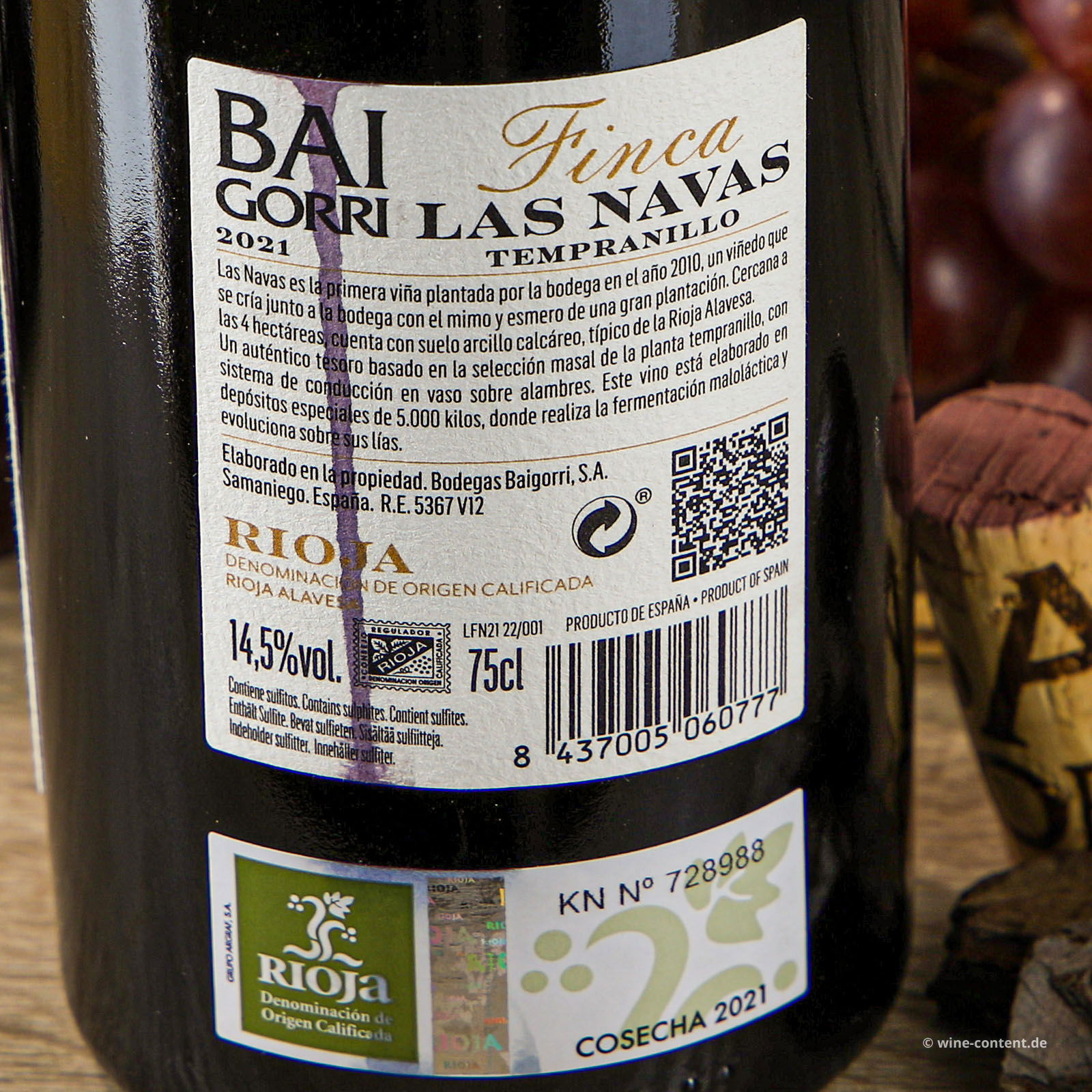Rioja 2021 Finca Las Navas Rioja 2021 Finca Las Navas
