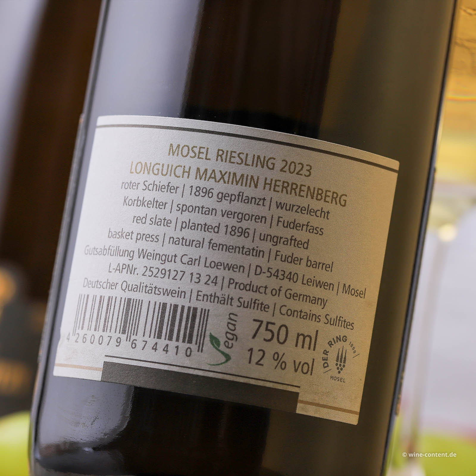 Riesling Erste Lage 2023 Maximin Herrenberg 1896 Black Label