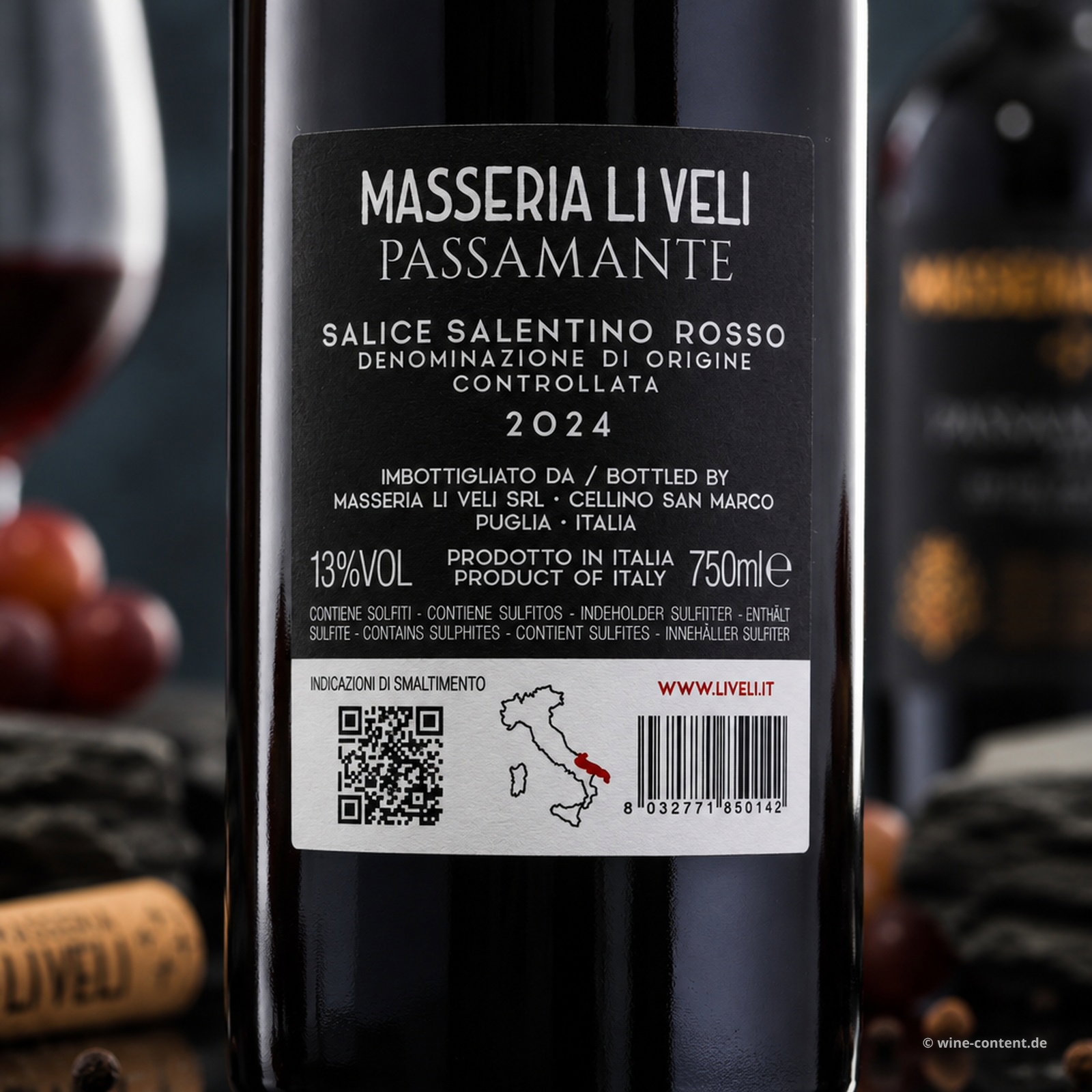 6er-Sparpaket Negroamaro Salice Salentino 2024 Passamante