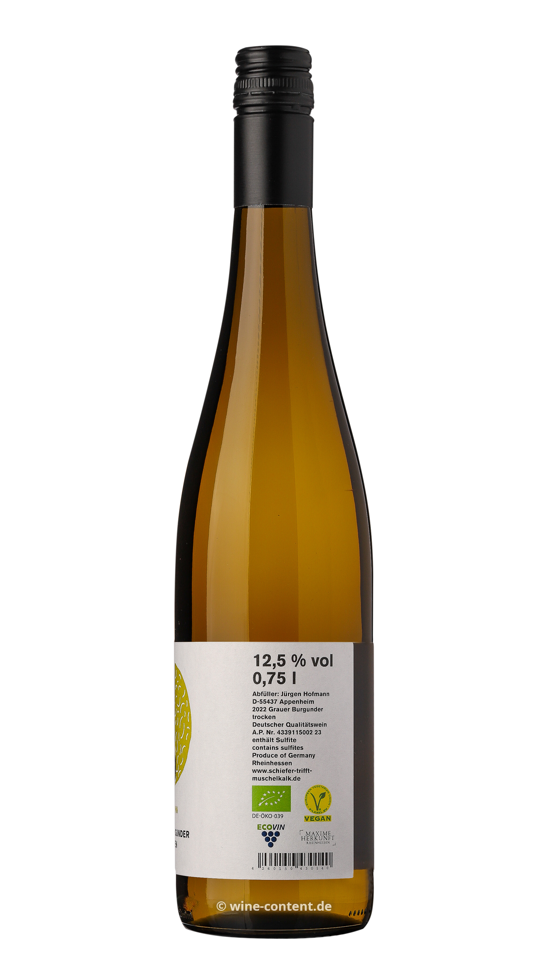 Grauer Burgunder 2024 Kussmund Bio