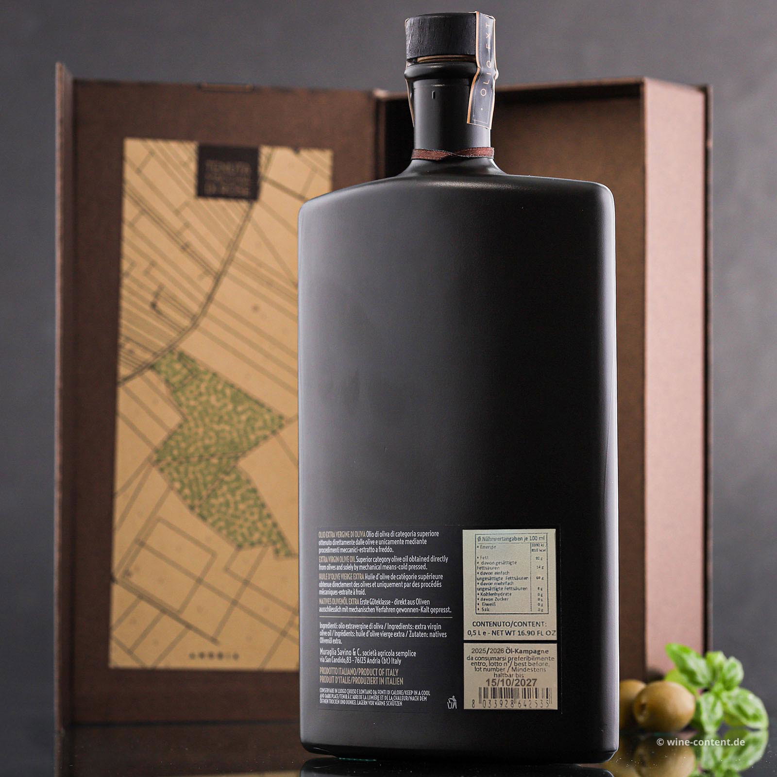 0,5 L Olivenöl Extra Vergine 2025 Grand Cru Tenuta Macchia di Rose