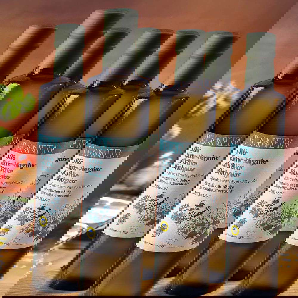 6er-Sparpaket 0,5 L Olivenöl Extra Vergine Sicilia 2025 Bio