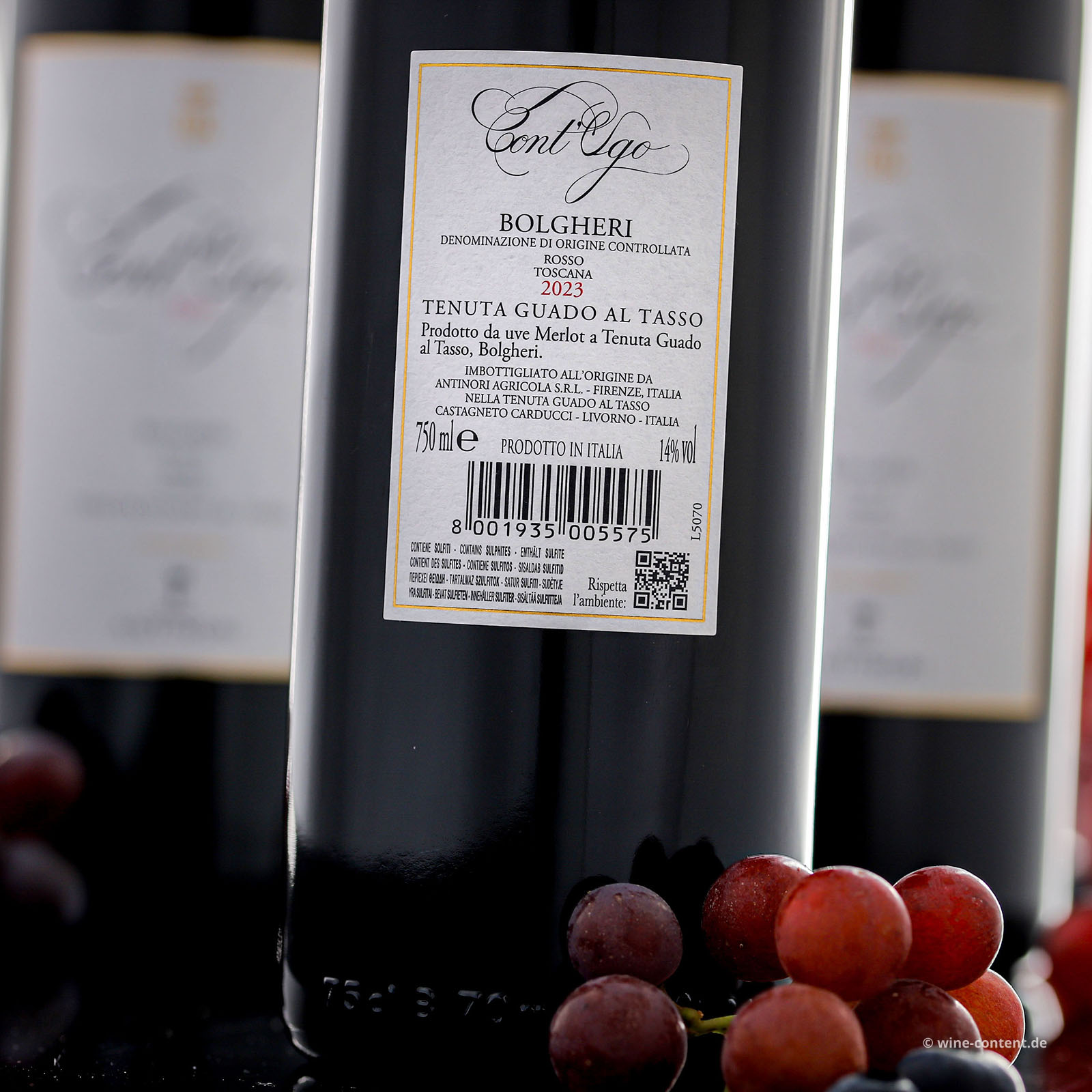 6er-Sparpaket Cont´Ugo Bolgheri 2023 Guado al Tasso