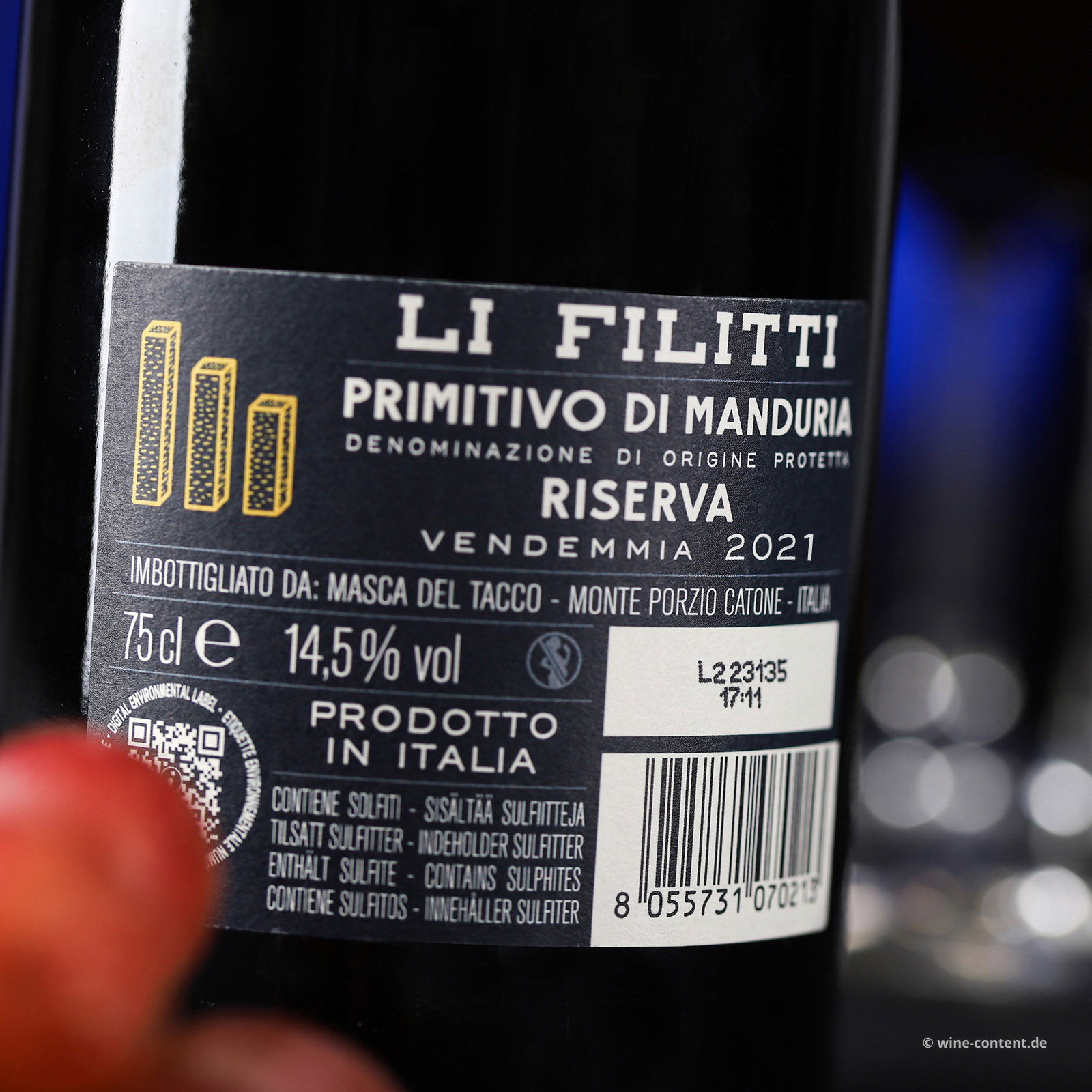 Primitivo di Manduria Riserva 2021 Li Filitti Primitivo di Manduria Riserva 2021 Li Filitti