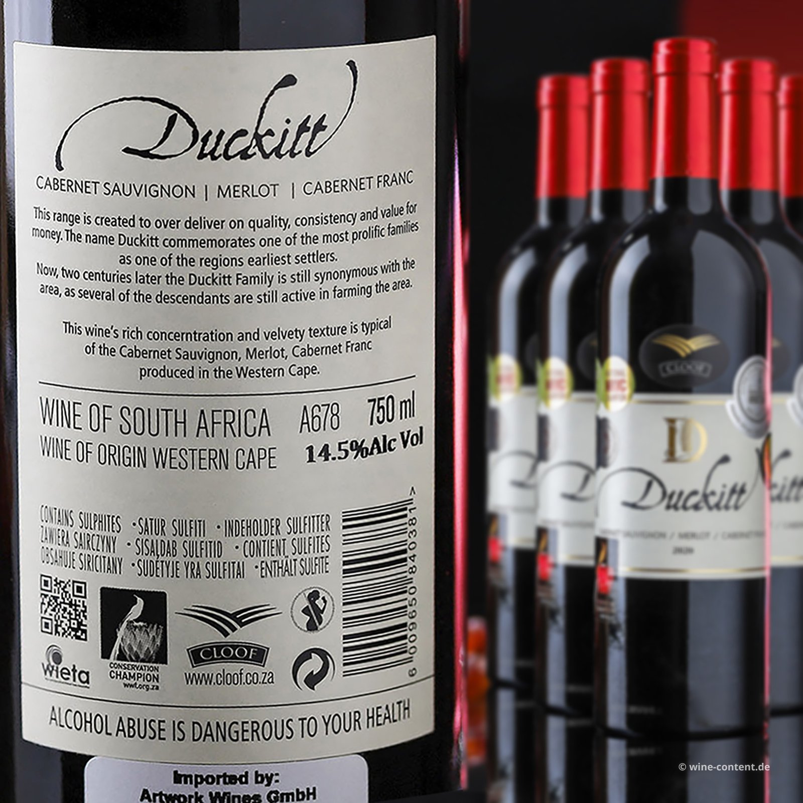 5+1 Sparpaket Bordeaux Blend 2020 Duckitt