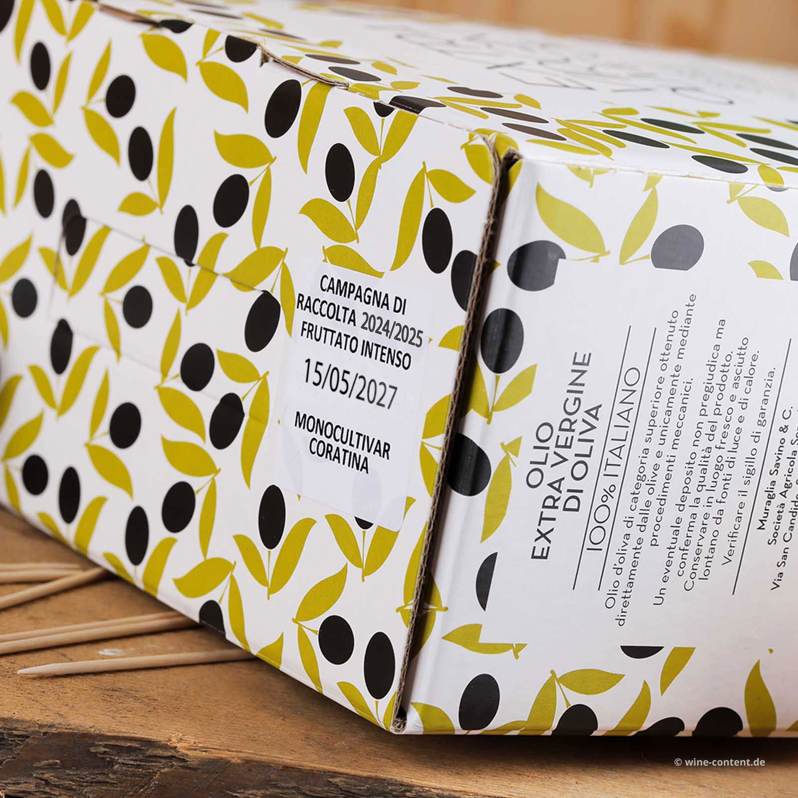 3 L Olivenöl Extra Vergine 2025  Fruttato Intenso Bag in Box