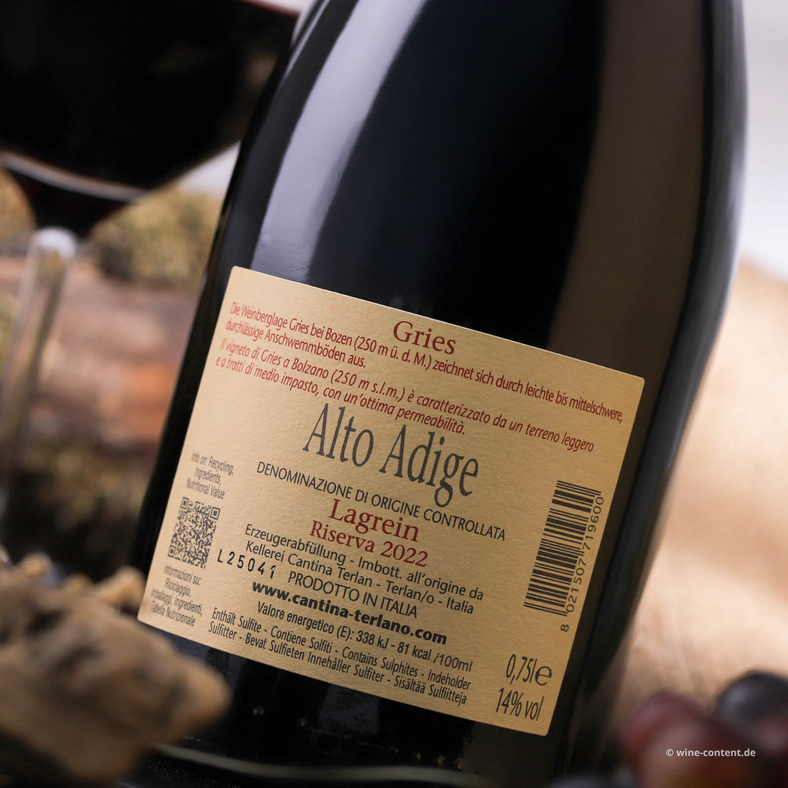 Lagrein Riserva 2022 Gries
