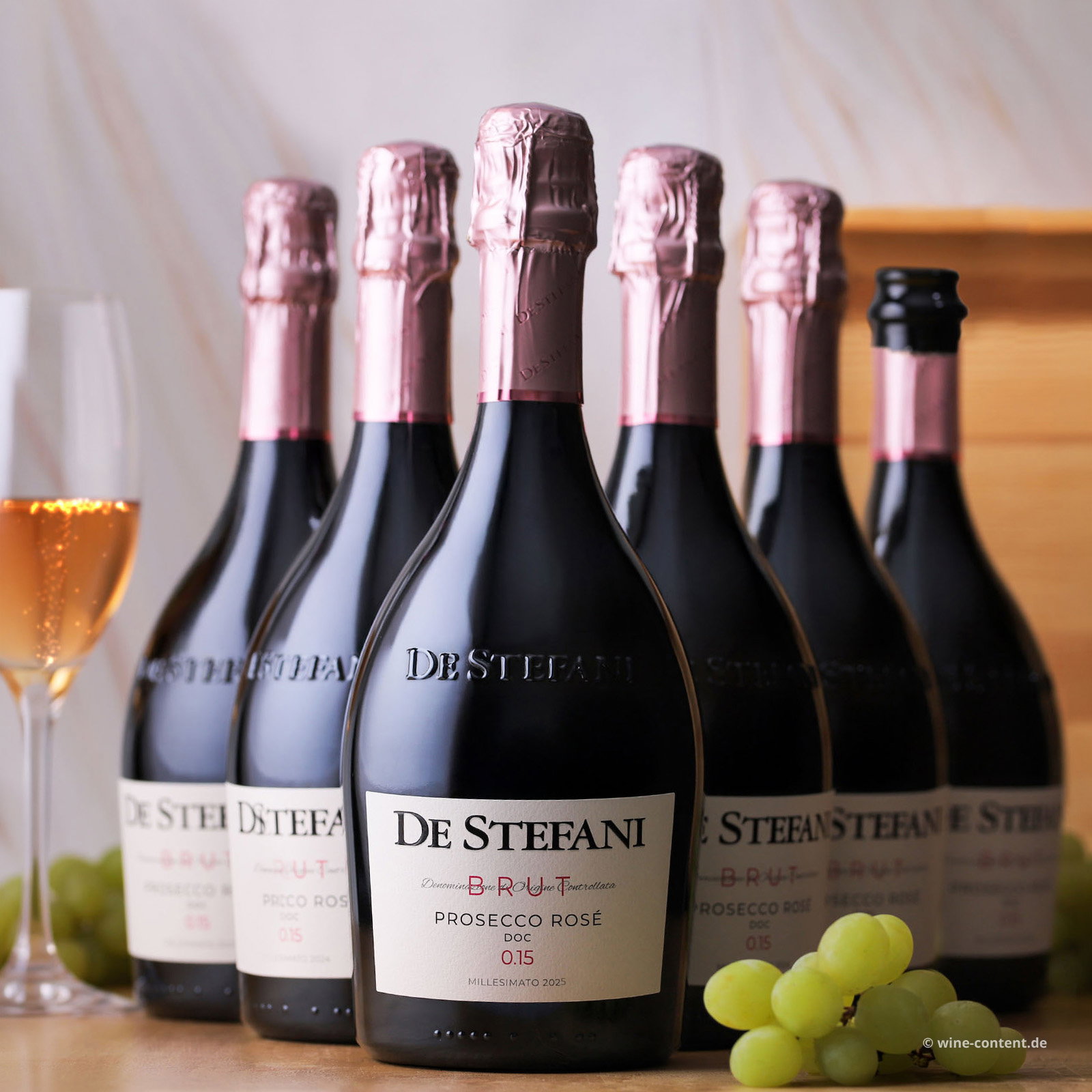 6er-Sparpaket Prosecco Rosé 2025 0.15 Brut