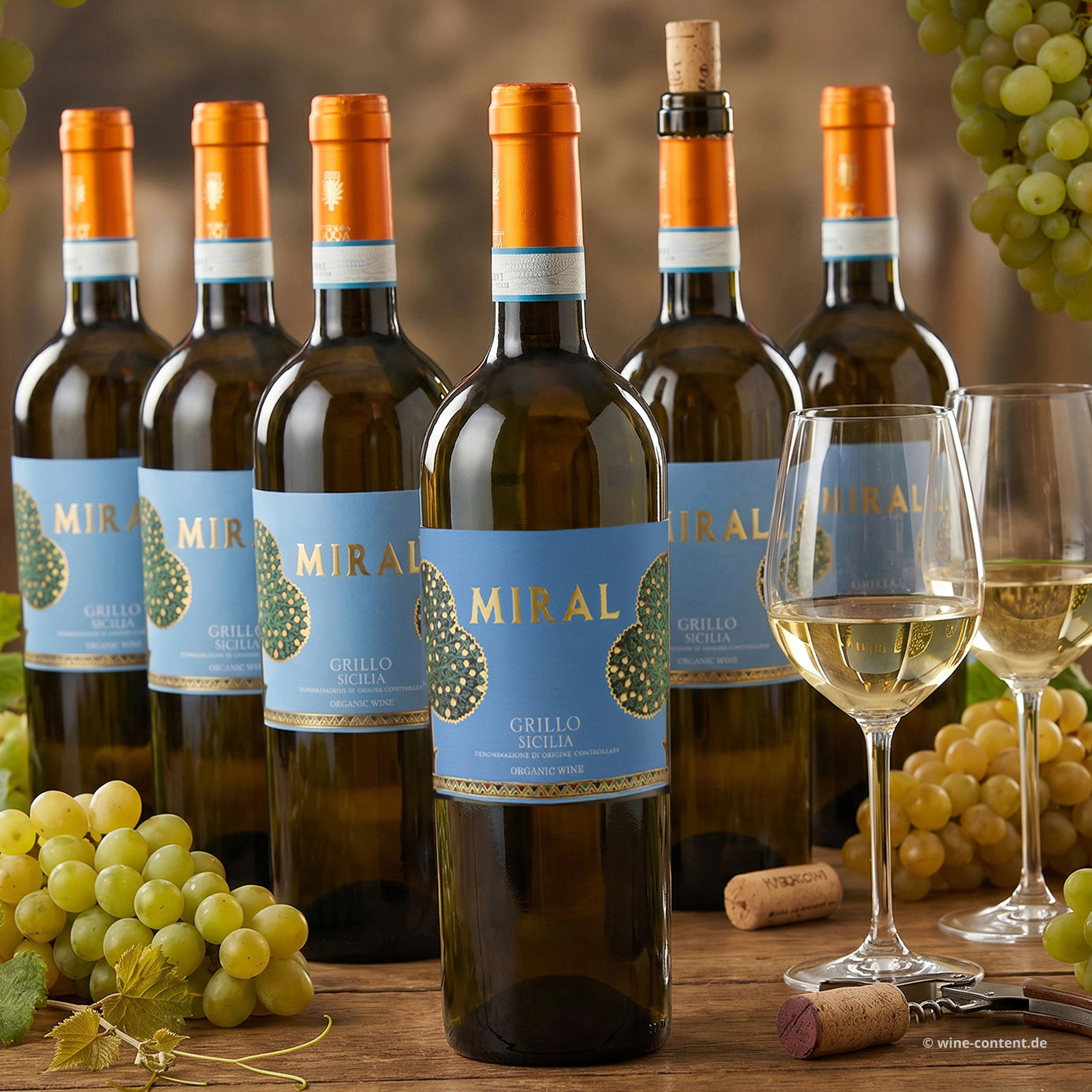 6er-Sparpaket Grillo Sicilia 2025 Miral Bio