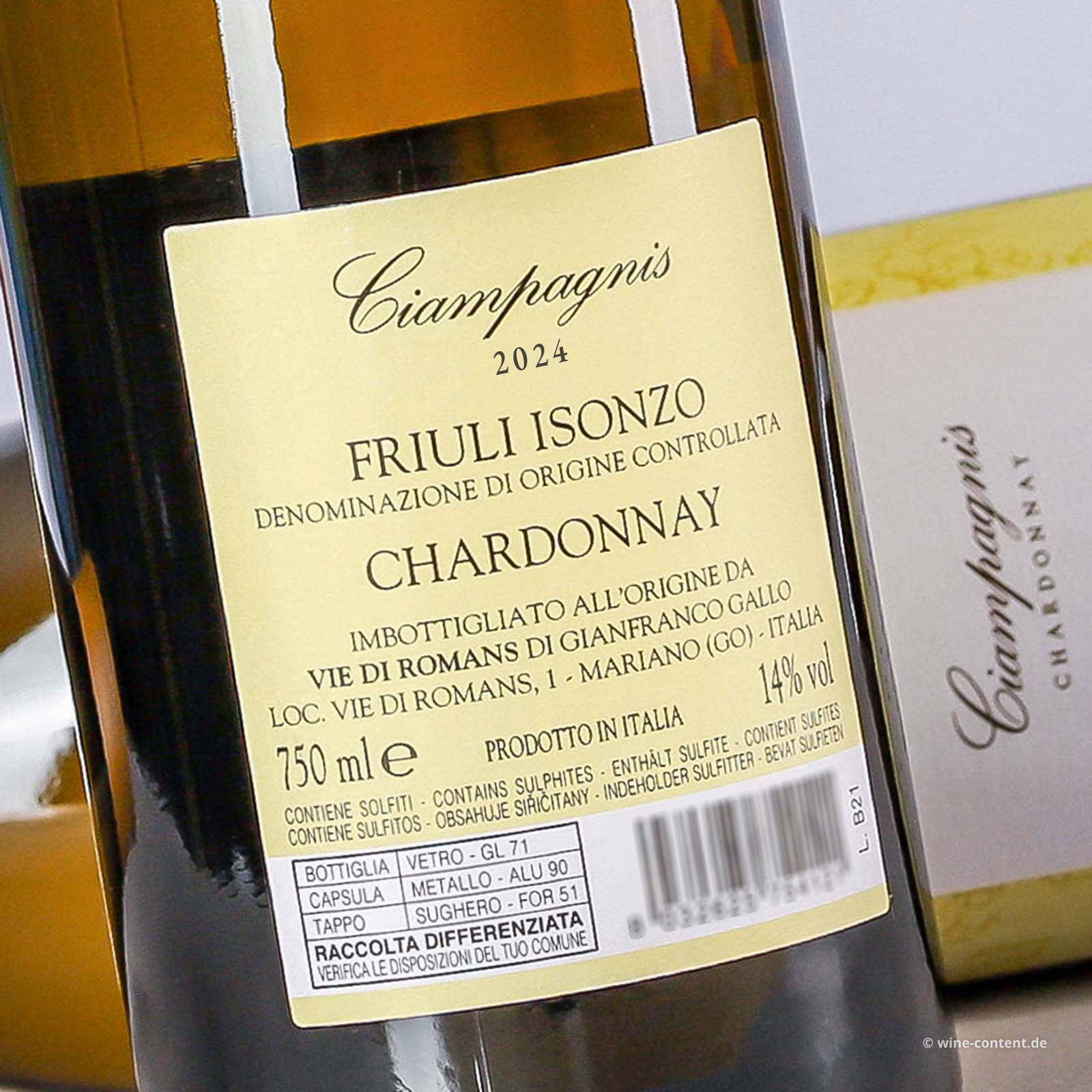 Chardonnay 2024 Ciampagnis