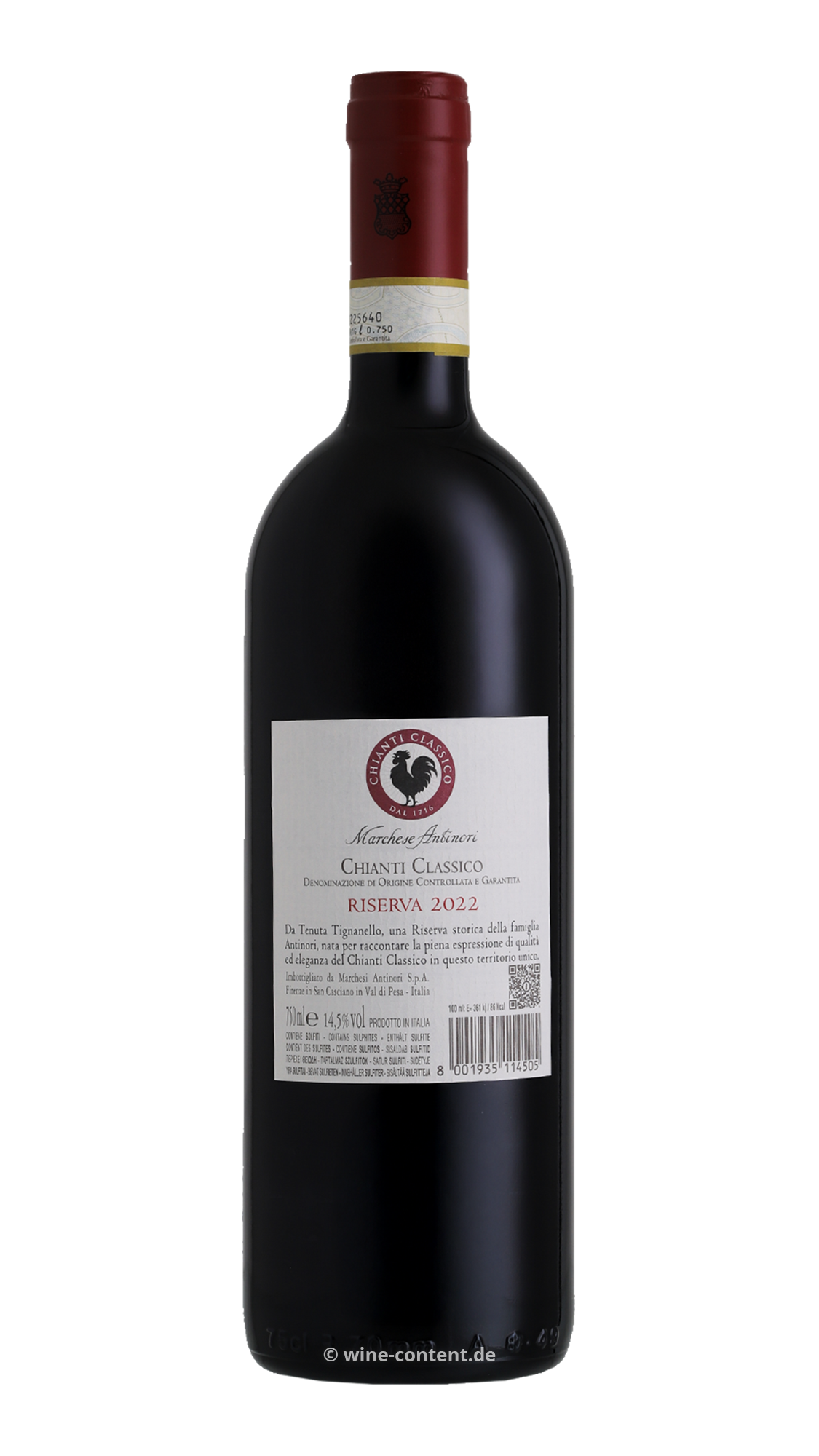 6er-Sparpaket Tenuta Tignanello Chianti Classico Riserva 2022