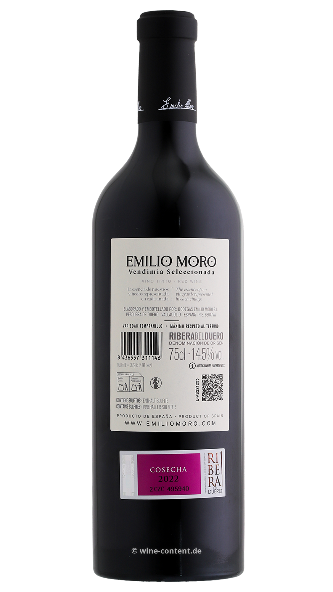 6er-Sparpaket Tempranillo 2022 Vendimia Seleccionada