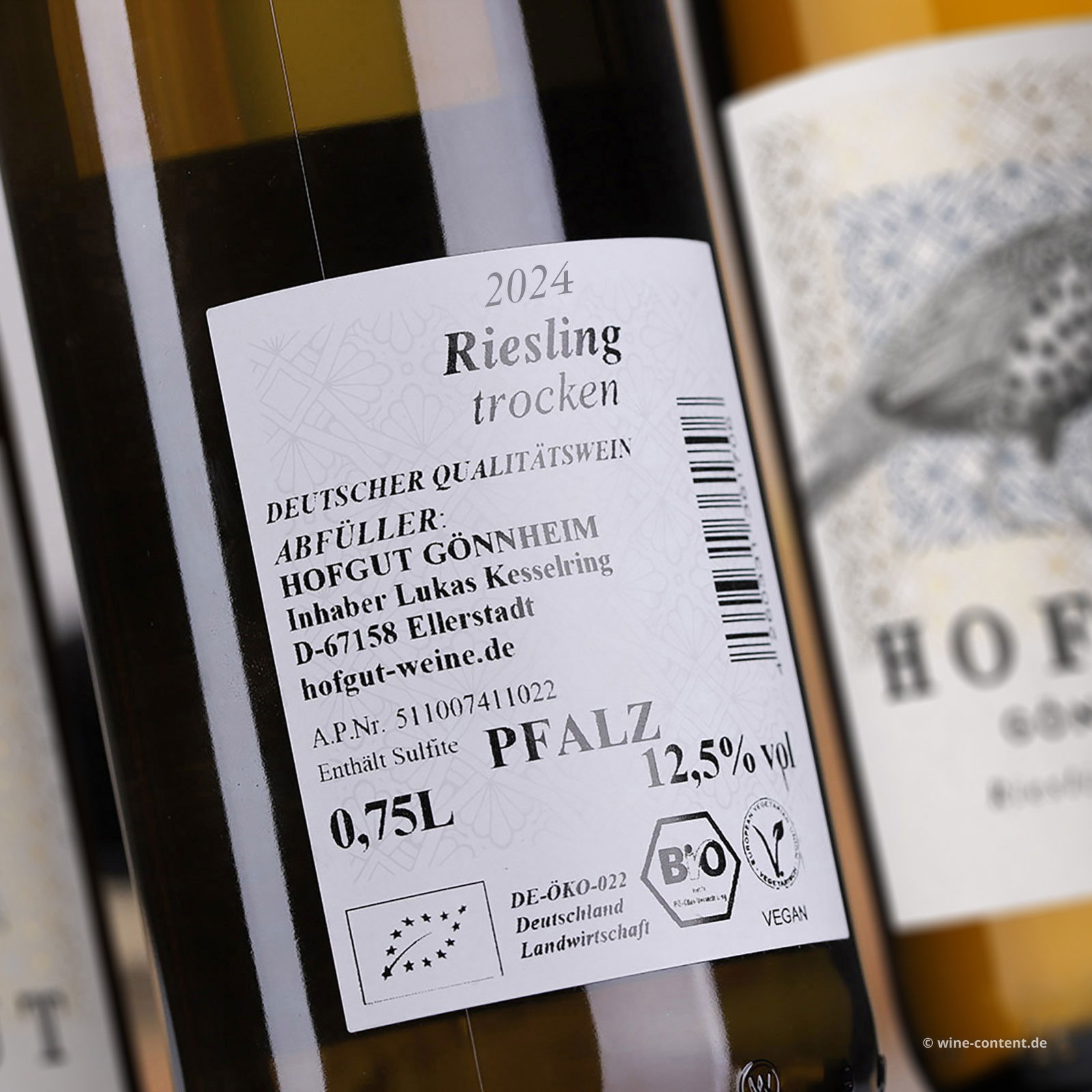 6er-Sparpaket Riesling 2024 Gönnheim Bio