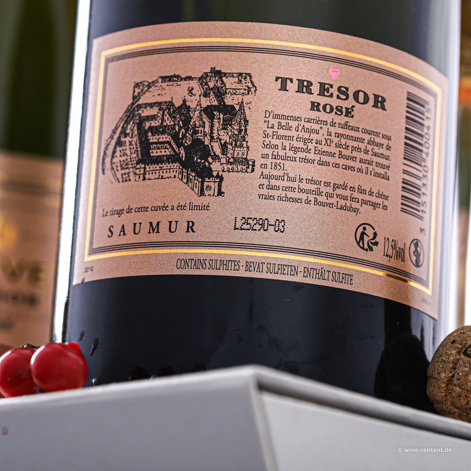 6er-Sparpaket Crémant Saumur Rosé Trésor Brut