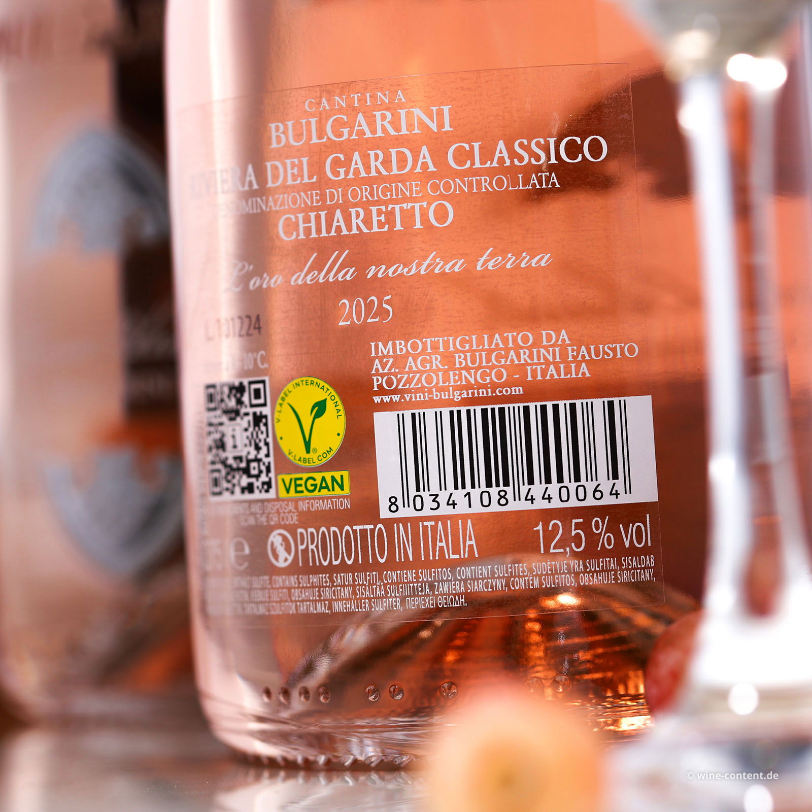 Chiaretto Garda Classico 2025 Rosa Blush