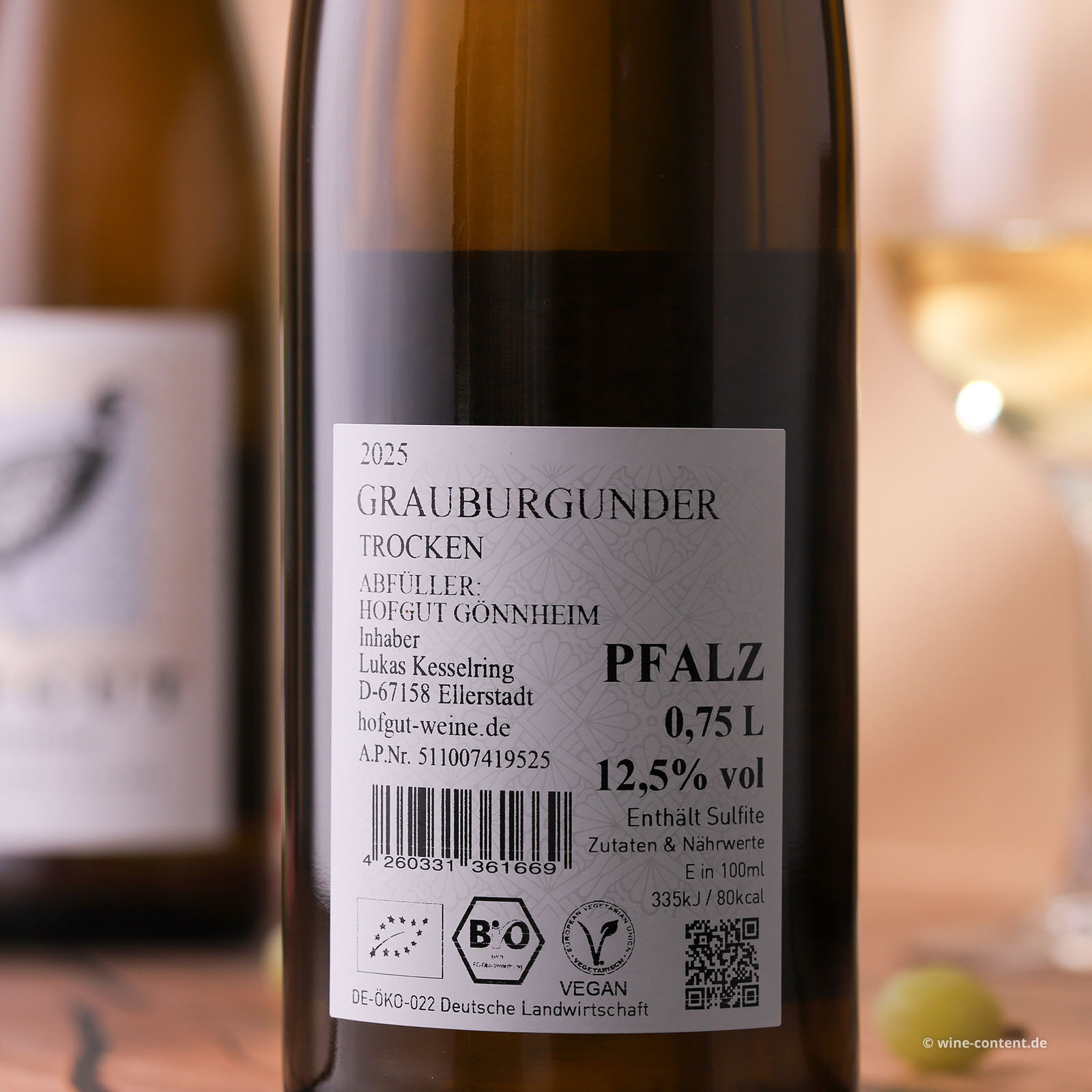 Grauburgunder 2025 Gönnheim Bio
