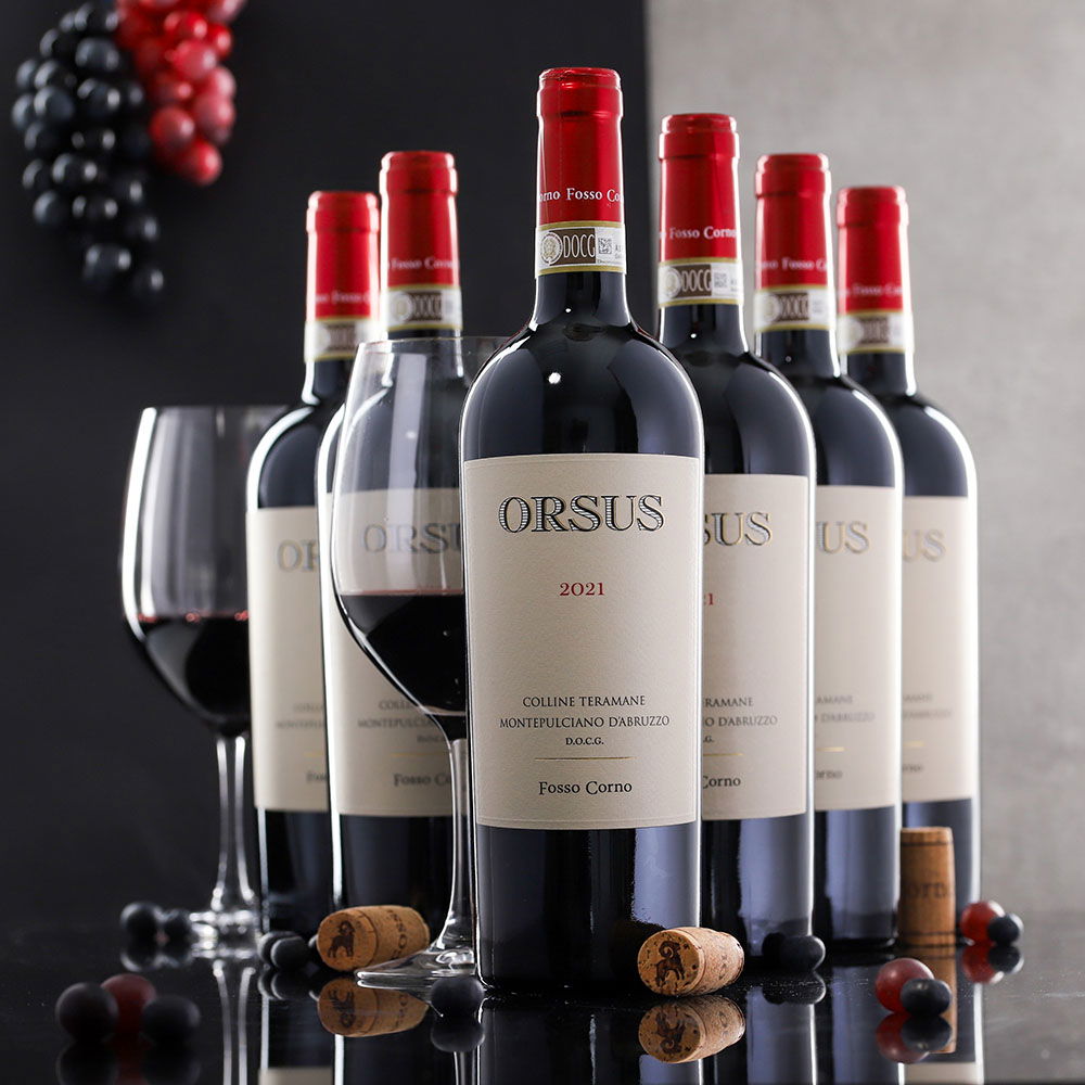 6er-Sparpaket Montepulciano d'Abruzzo 2021 Orsus
