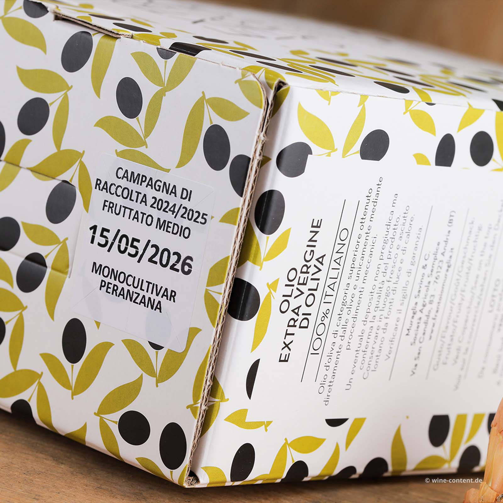 3 L Olivenöl Extra Vergine 2024 Fruttato Medio Bag in Box