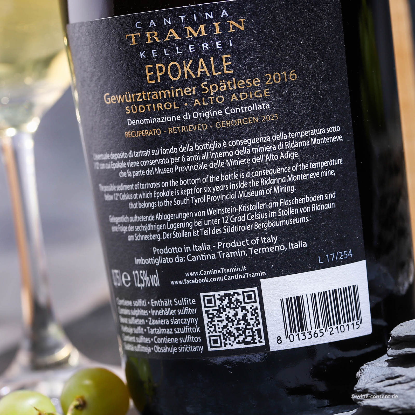 Gewürztraminer Spätlese 2016 Epokale