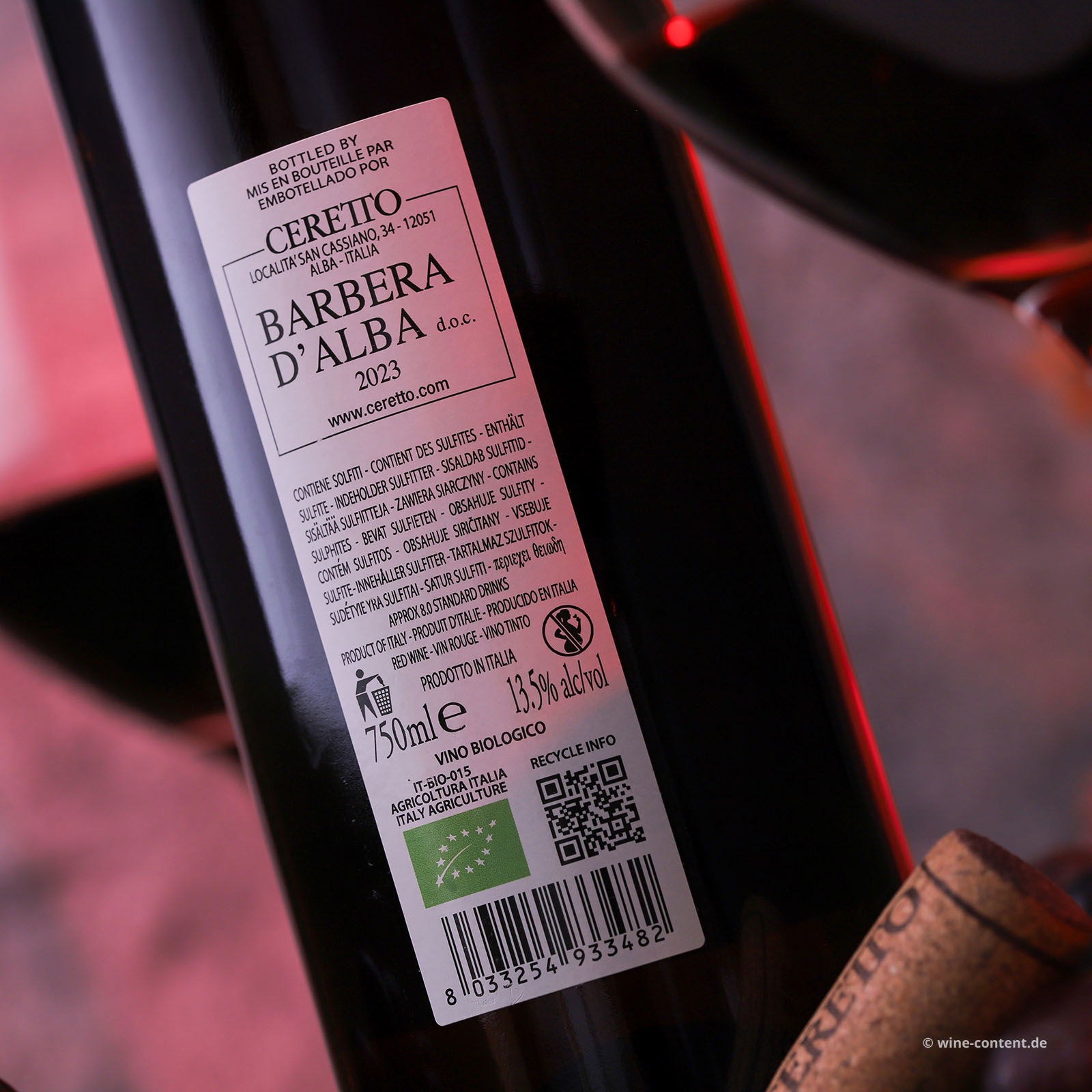 Barbera d'Alba 2023 Piana Bio