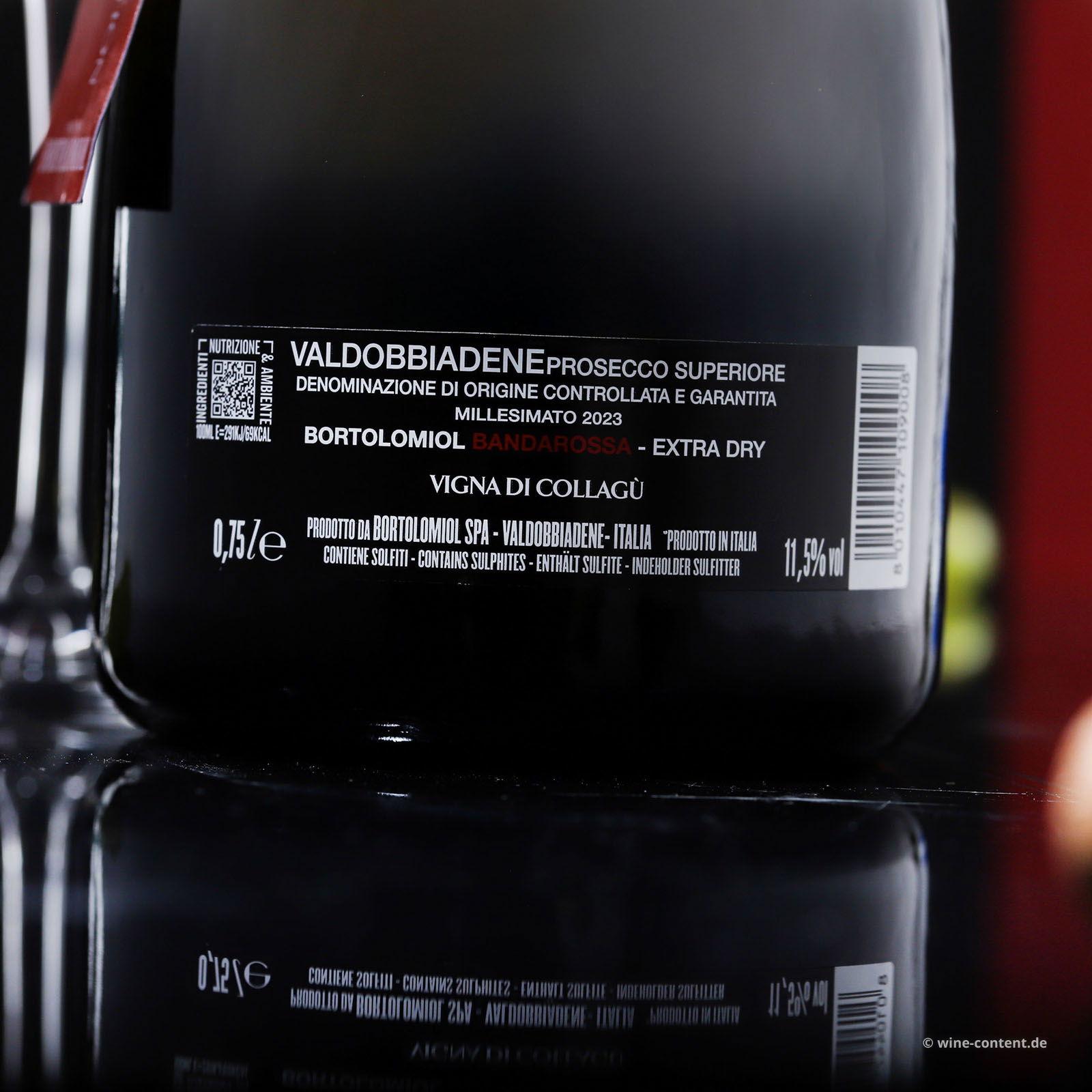 Prosecco Valdobbiadene Superiore 2023 Bandarossa Vigna di Collagù Extra Dry