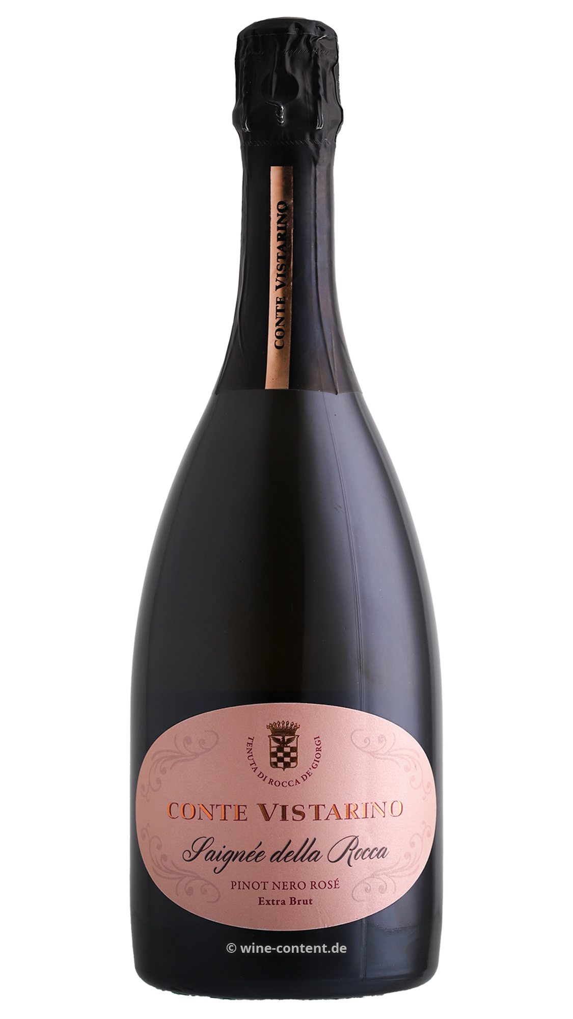 Spumante Rosé Pinot Nero Saignée della Rocca Extra Brut Spumante Rosé Pinot Nero Saignée della Rocca Extra Brut