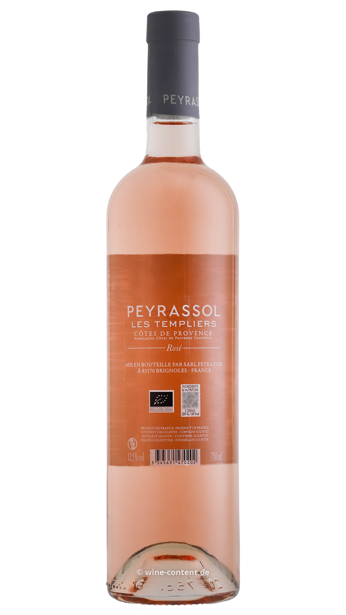Côtes de Provence Rosé 2025 Les Templiers Bio