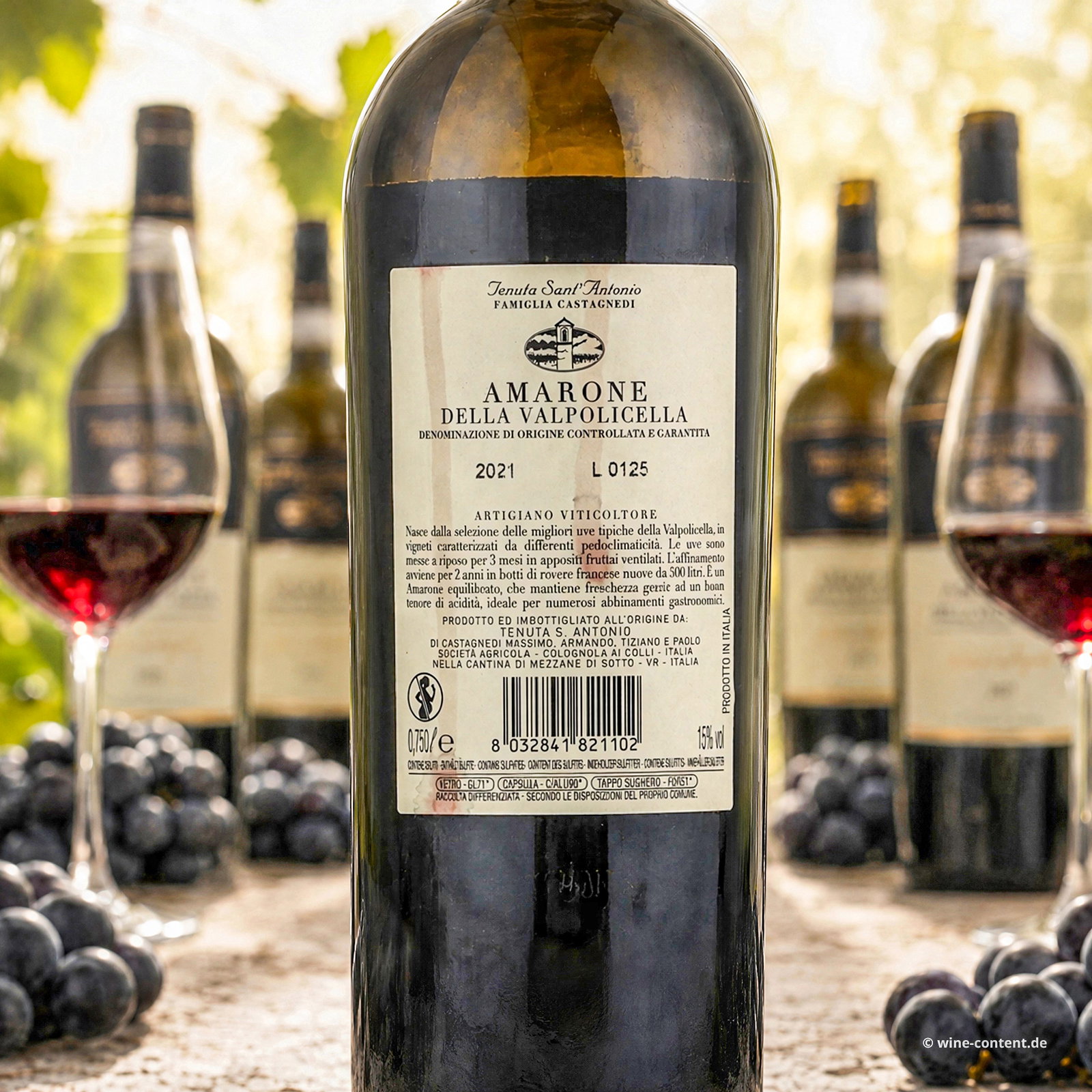 6er-Sparpaket Amarone 2021 Selezione Antonio Castagnedi