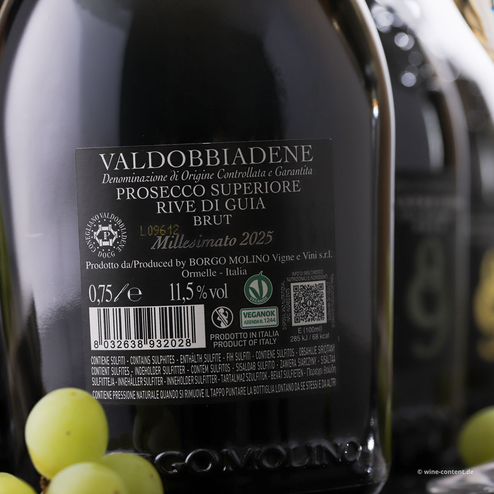 6er-Sparpaket Prosecco Superiore 2025 Rive di Guia Brut