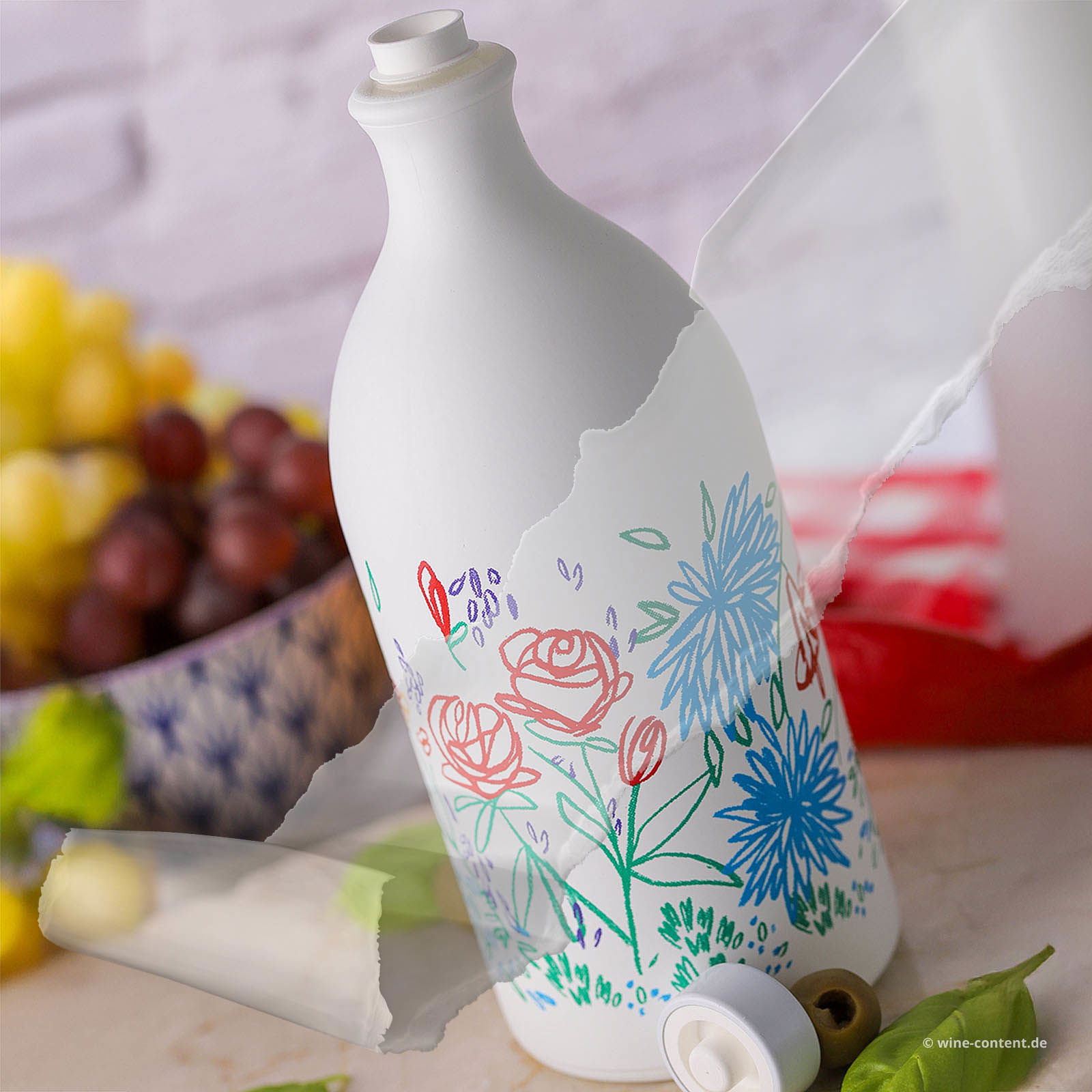 0,5 L Olivenöl Extra Vergine 2024 Fruttato Intenso Coolors Fiorato (Lagerschaden)