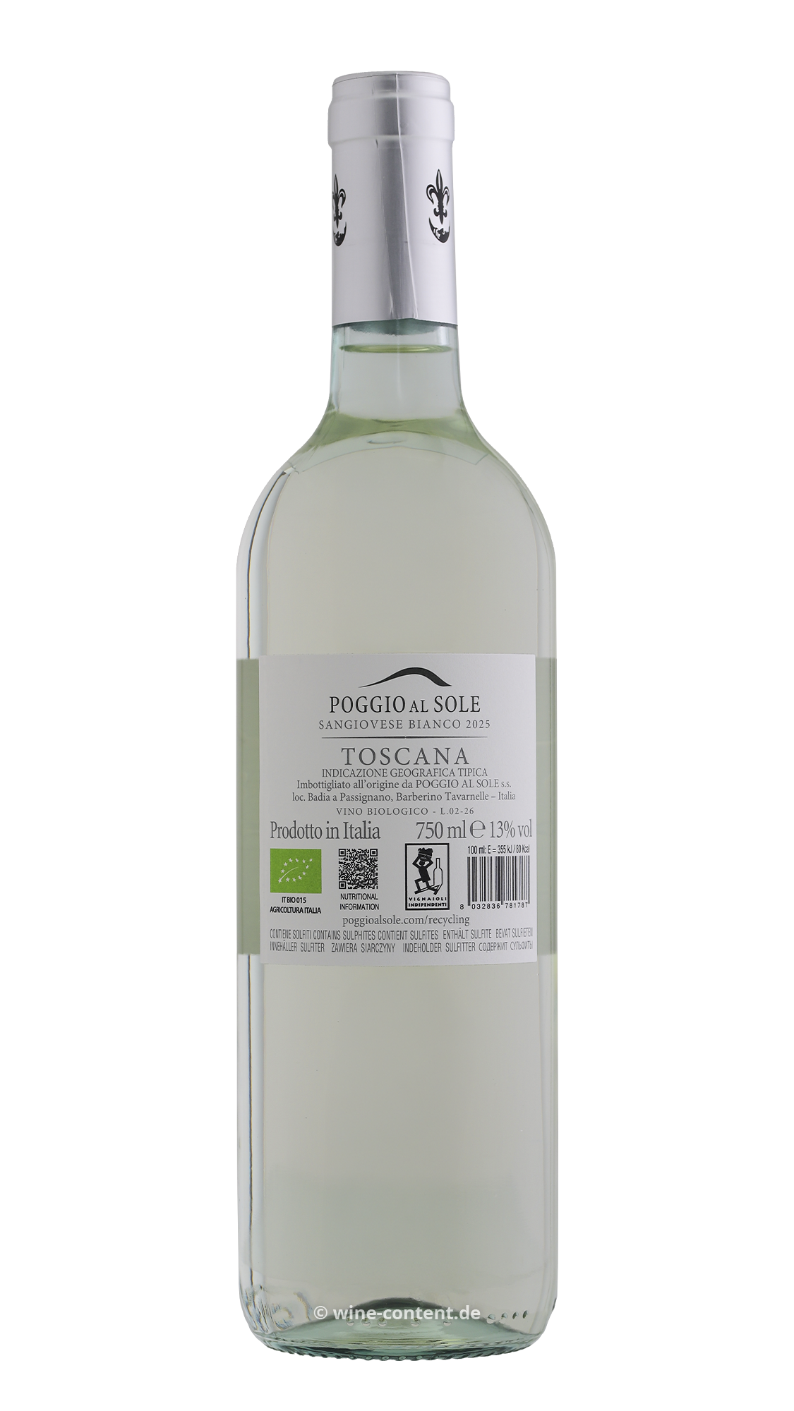 Sangiovese Bianco Toscana 2025 Bio