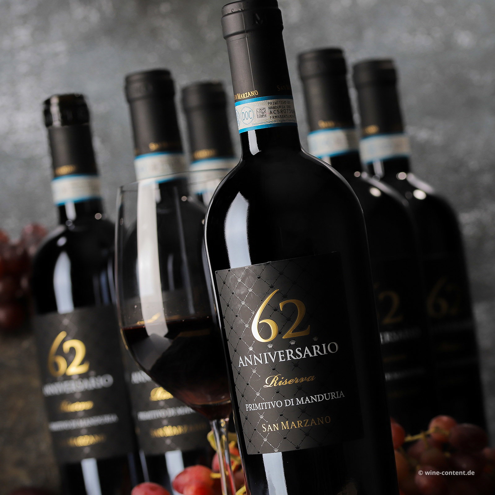 6er-Sparpaket Primitivo di Manduria Riserva 2019 Anniversario 62