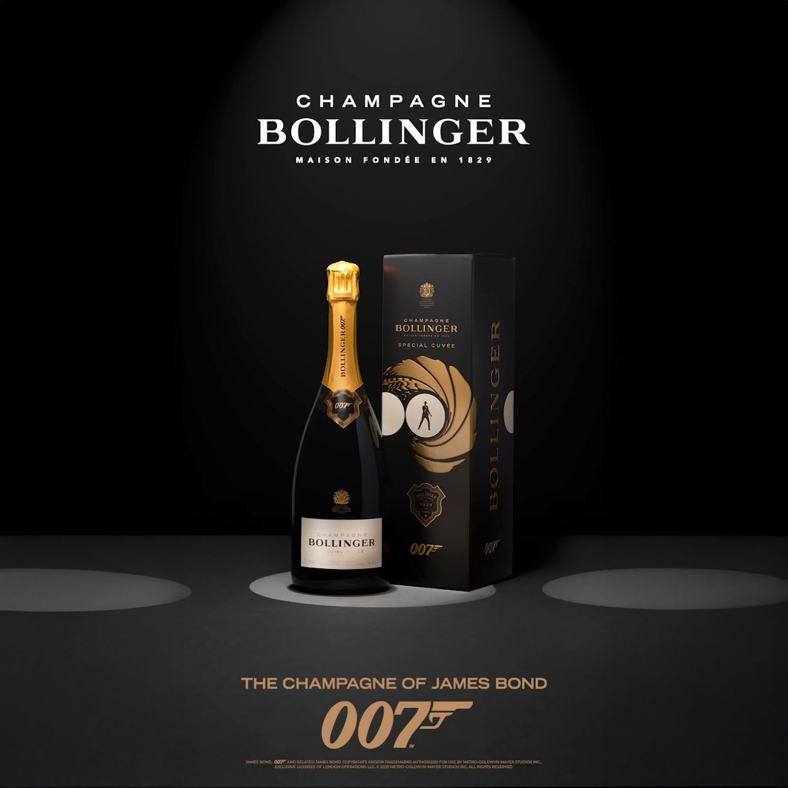 Champagner Special Cuvée Brut Limited Edition James Bond 007